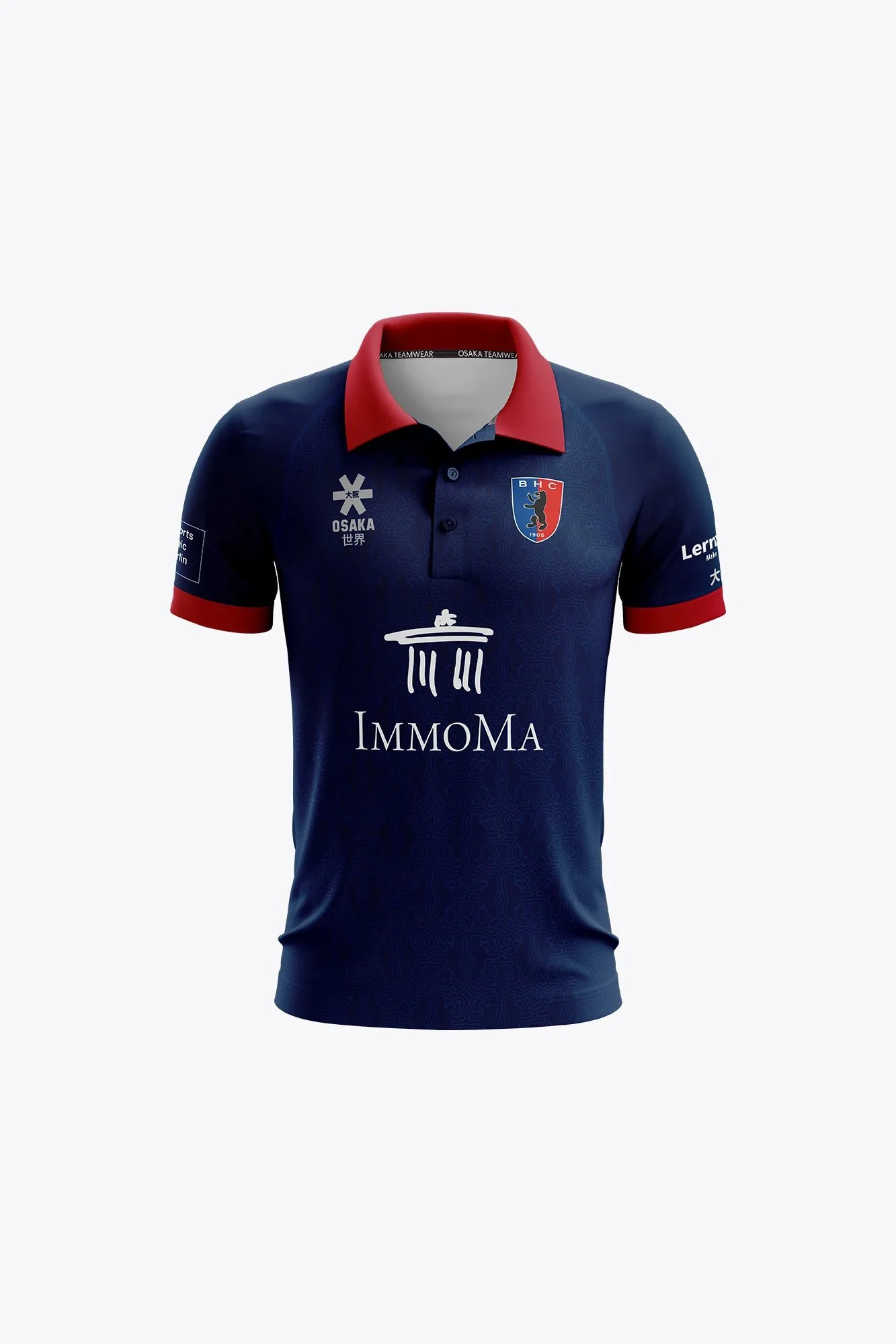 Berlin Kids Boys Polo Jersey - Navy