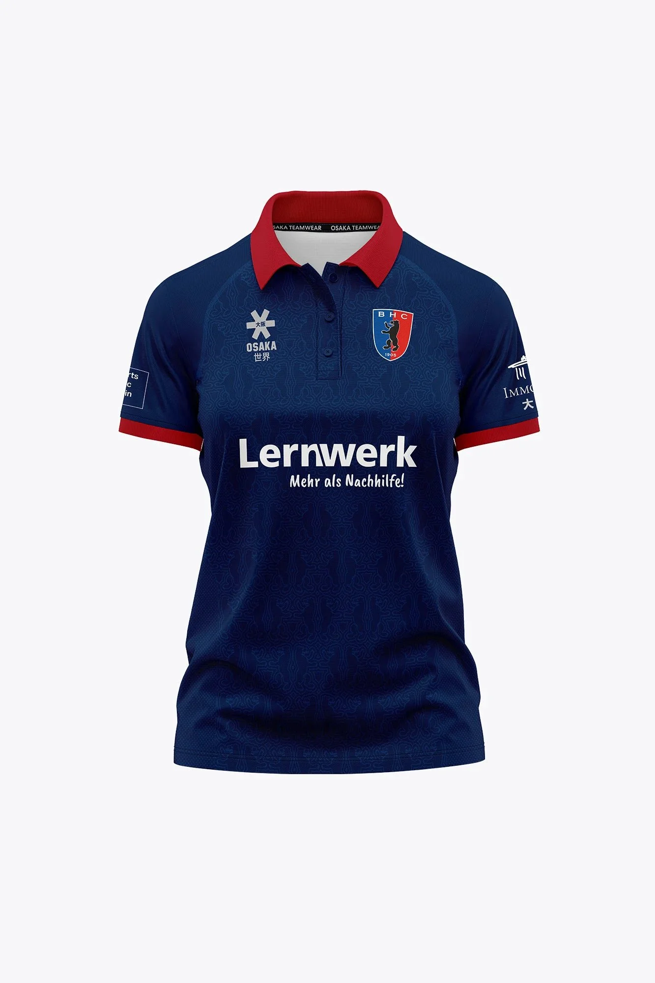 Berlin Kids Girls Polo Jersey - Navy