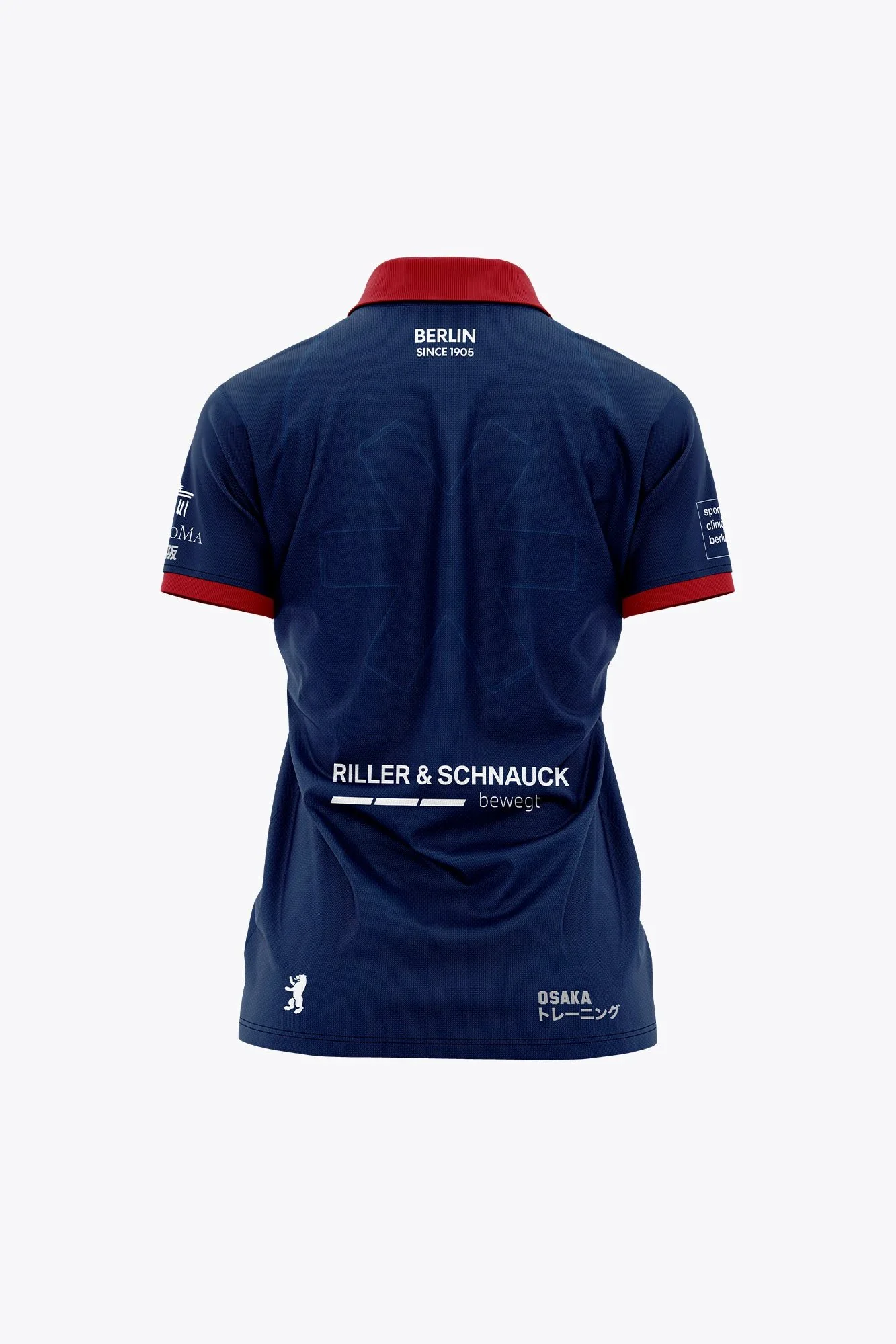 Berlin Kids Girls Polo Jersey - Navy - Image 2