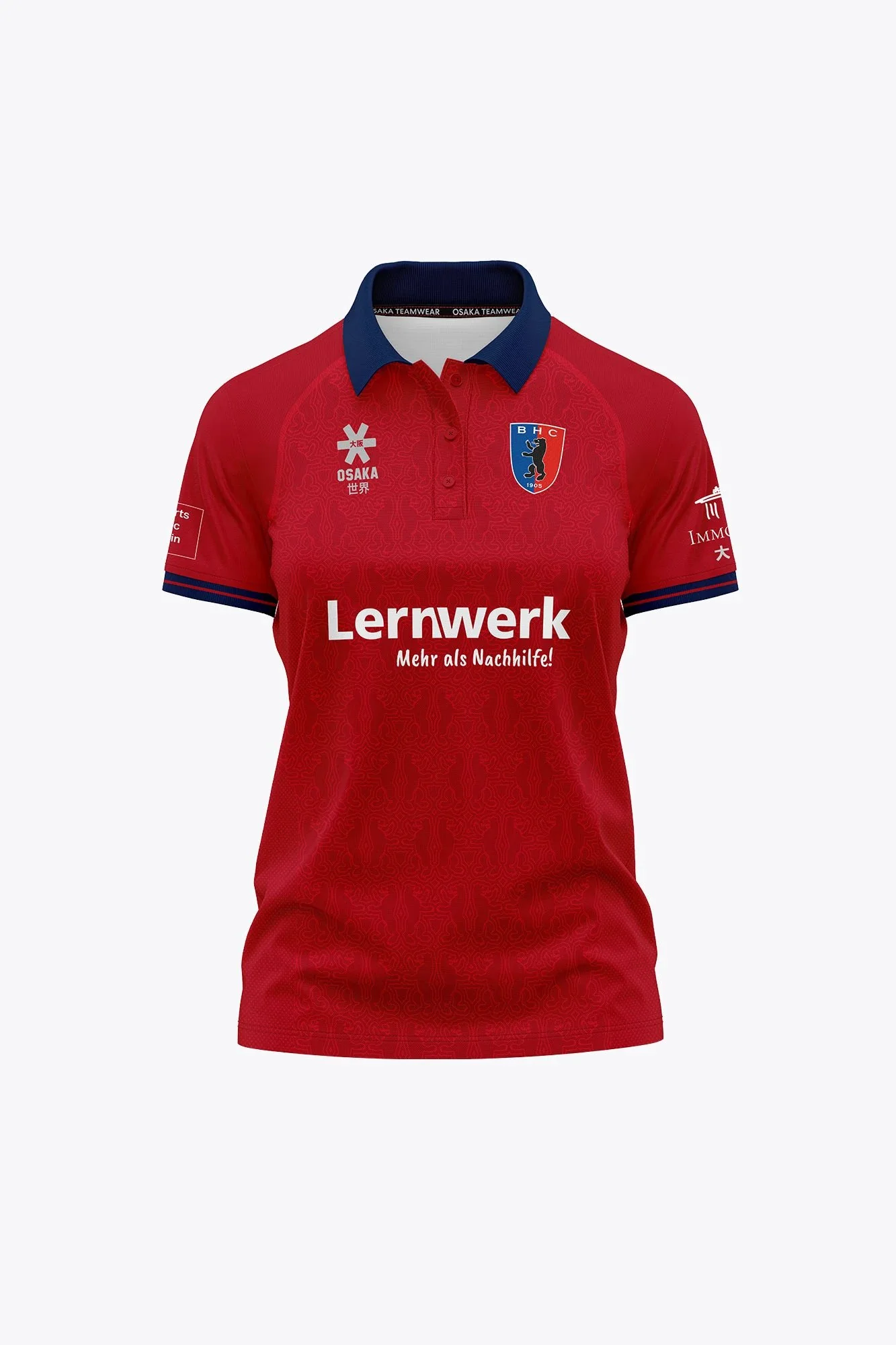 Berlin Kids Girls Polo Jersey - Red