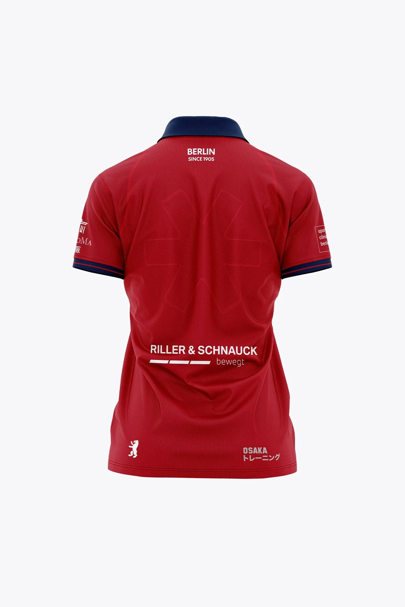 Berlin Kids Girls Polo Jersey - Red - Image 2