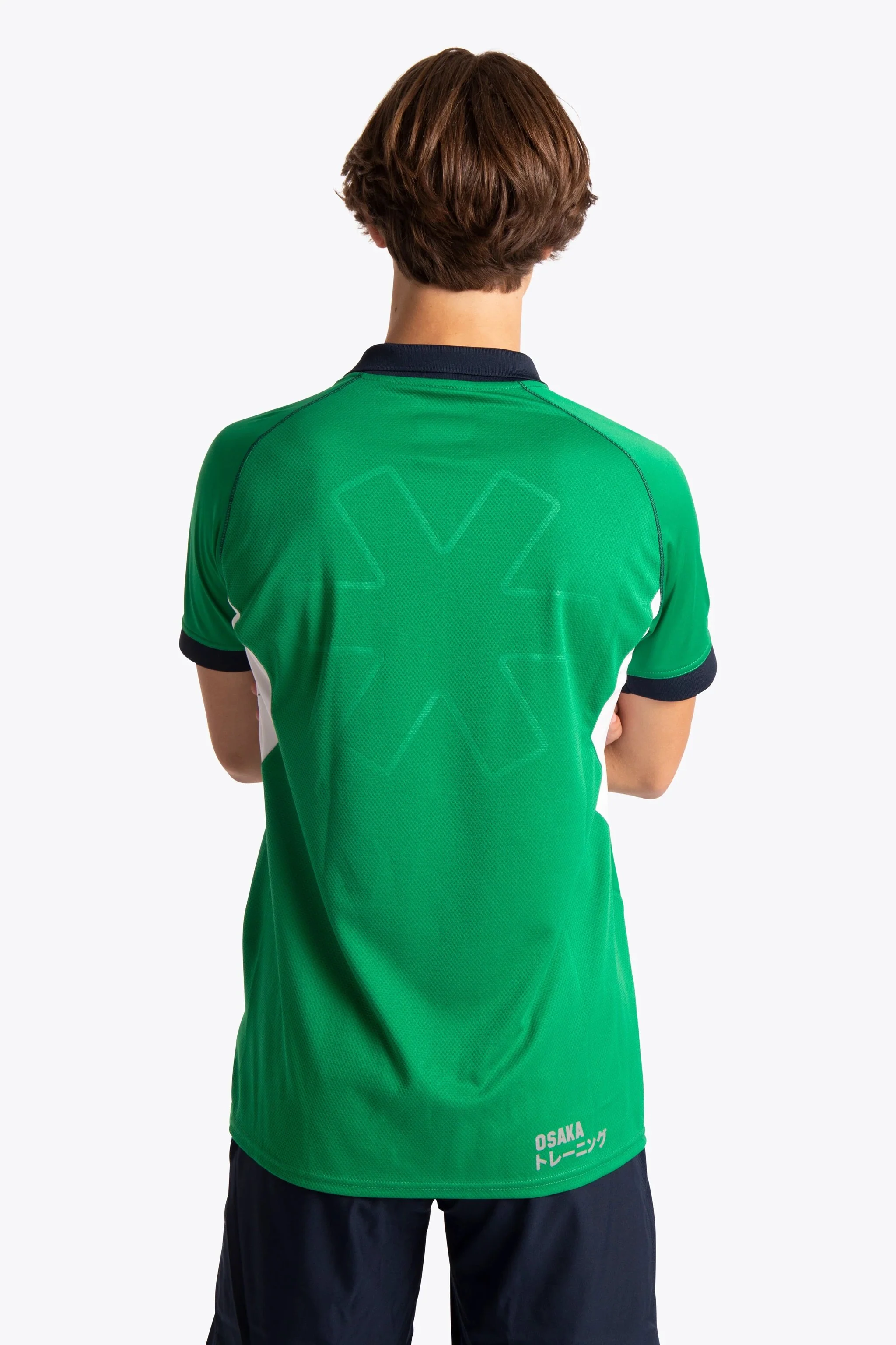BHV Push Men Polo Jersey - Green / White - Image 4