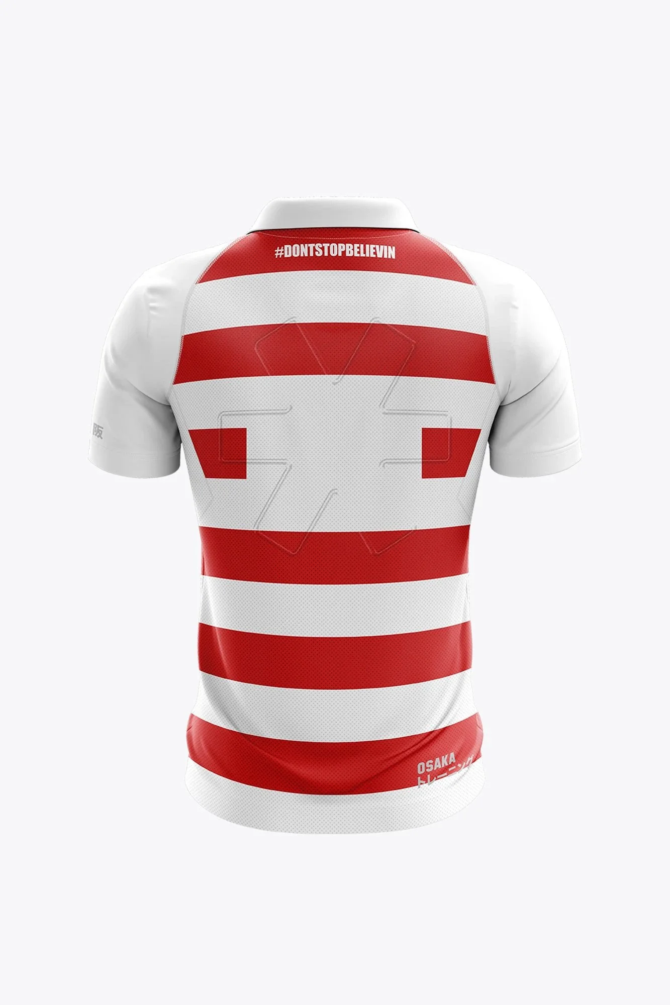 Borgerhout G/W Women Polo Jersey | White-Red - Image 2