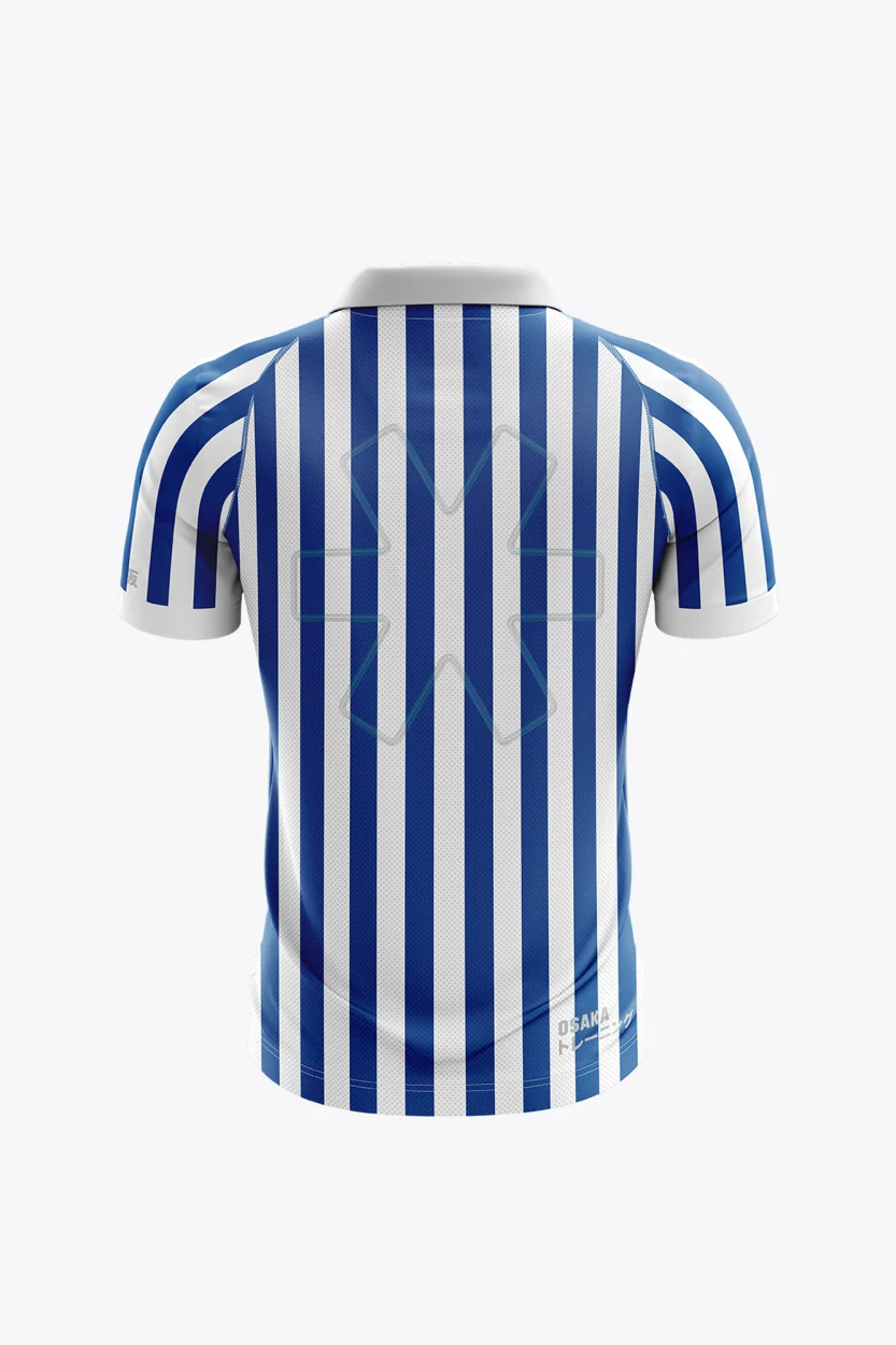 Egara Women Polo Jersey | White-Blue - Image 2