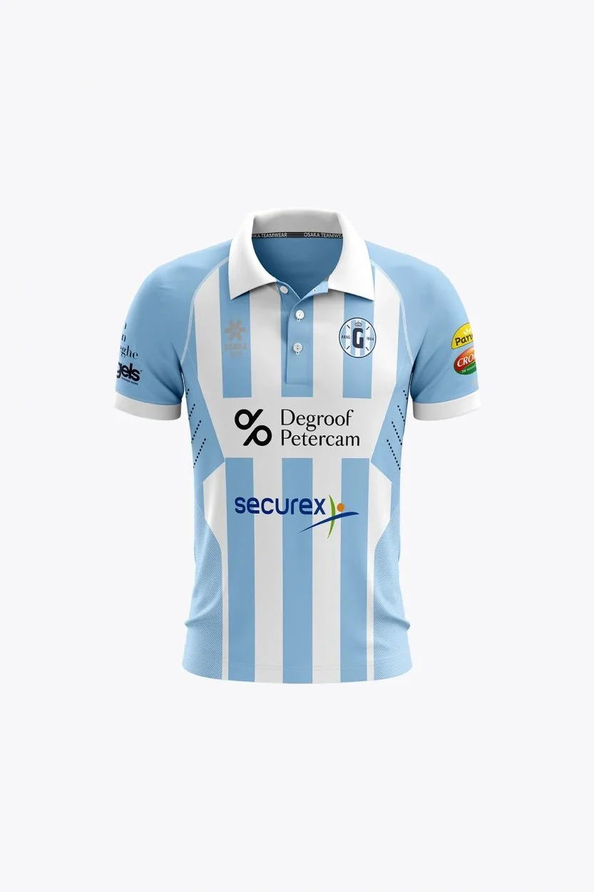 Gantoise Kids Polo Jersey - Retro Edition | Blue-White