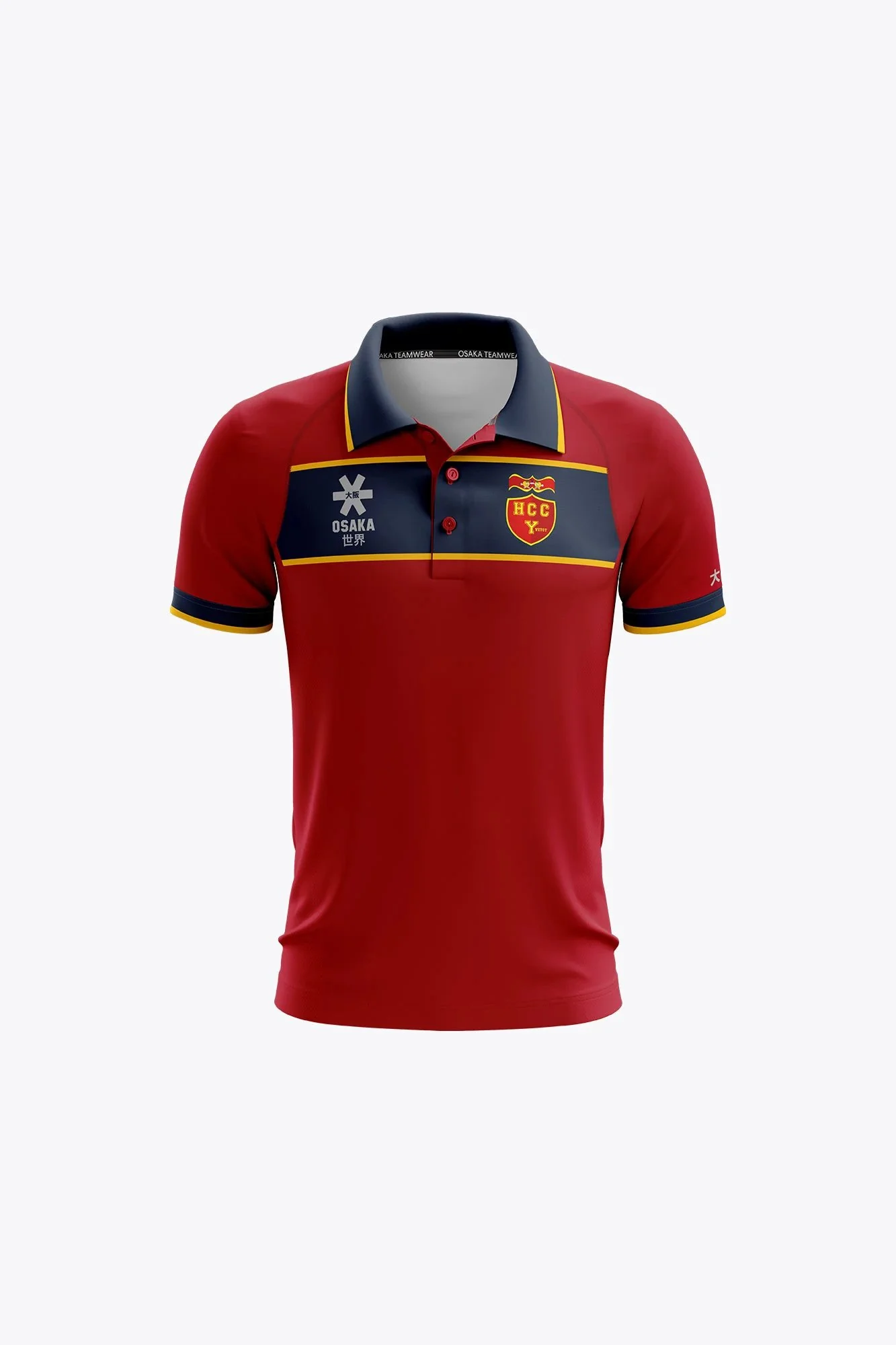 HC Cauchois Kids Polo Jersey | Red