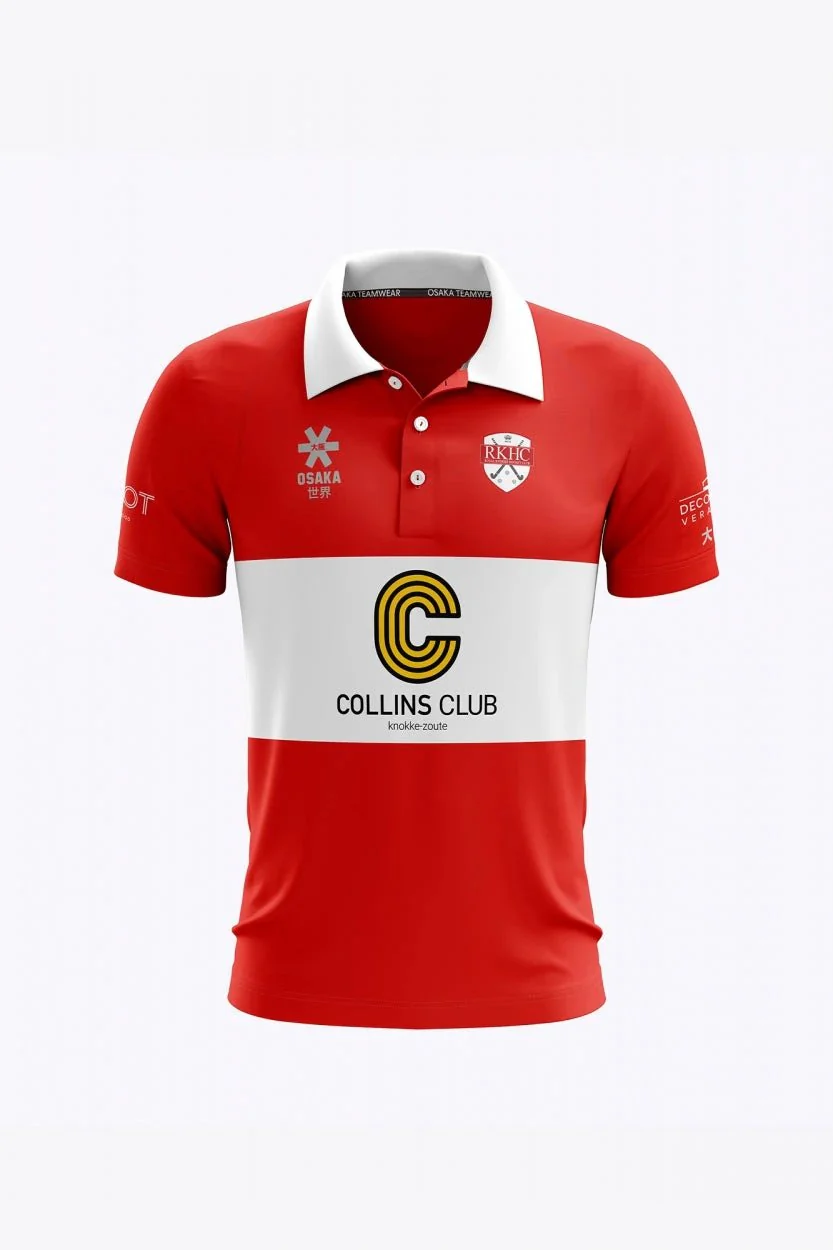 HC Knokke Women Polo Jersey Home - Retro Edition | Red
