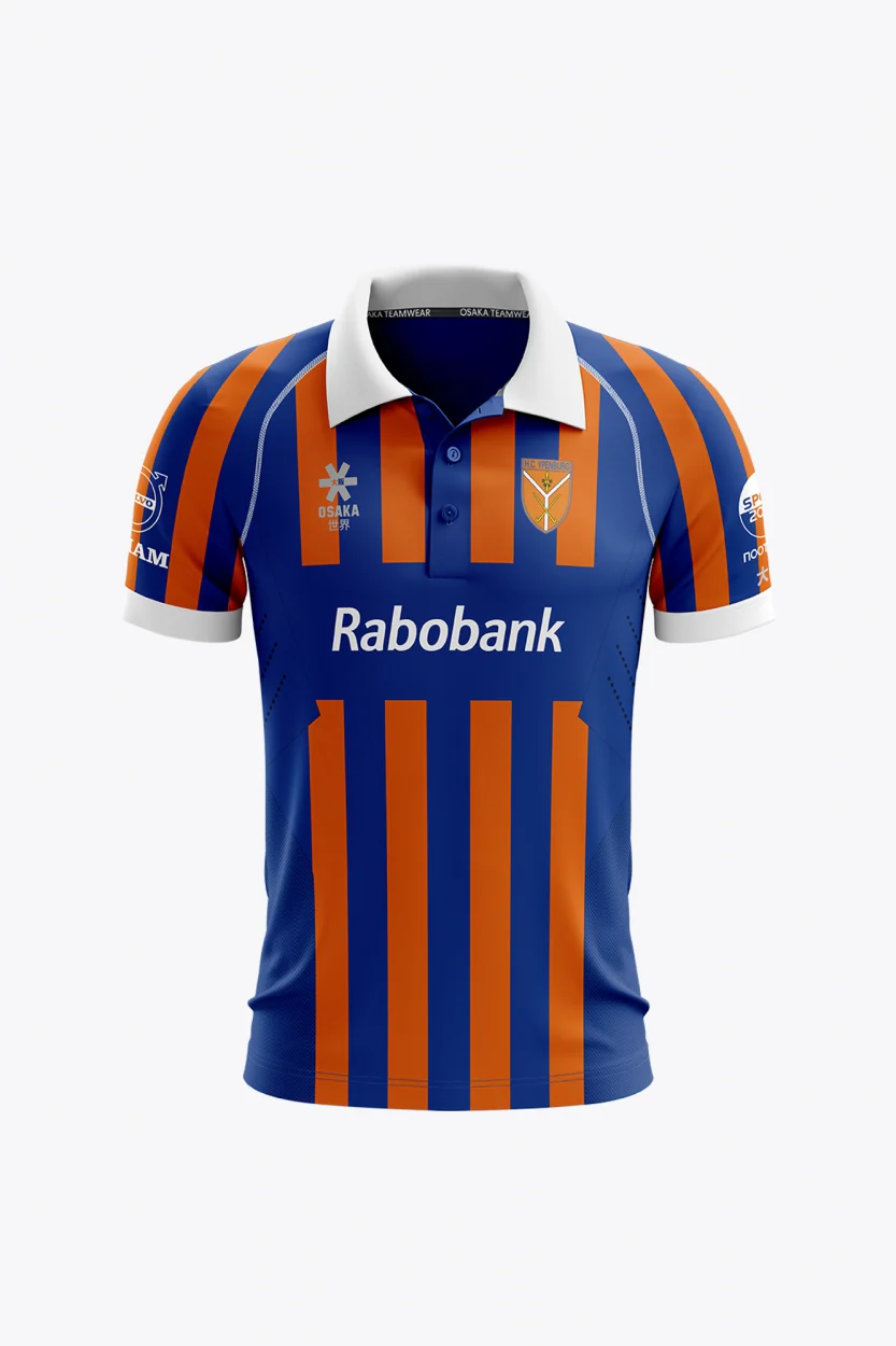 HC Ypenburg Men Polo Jersey | Blue-Orange