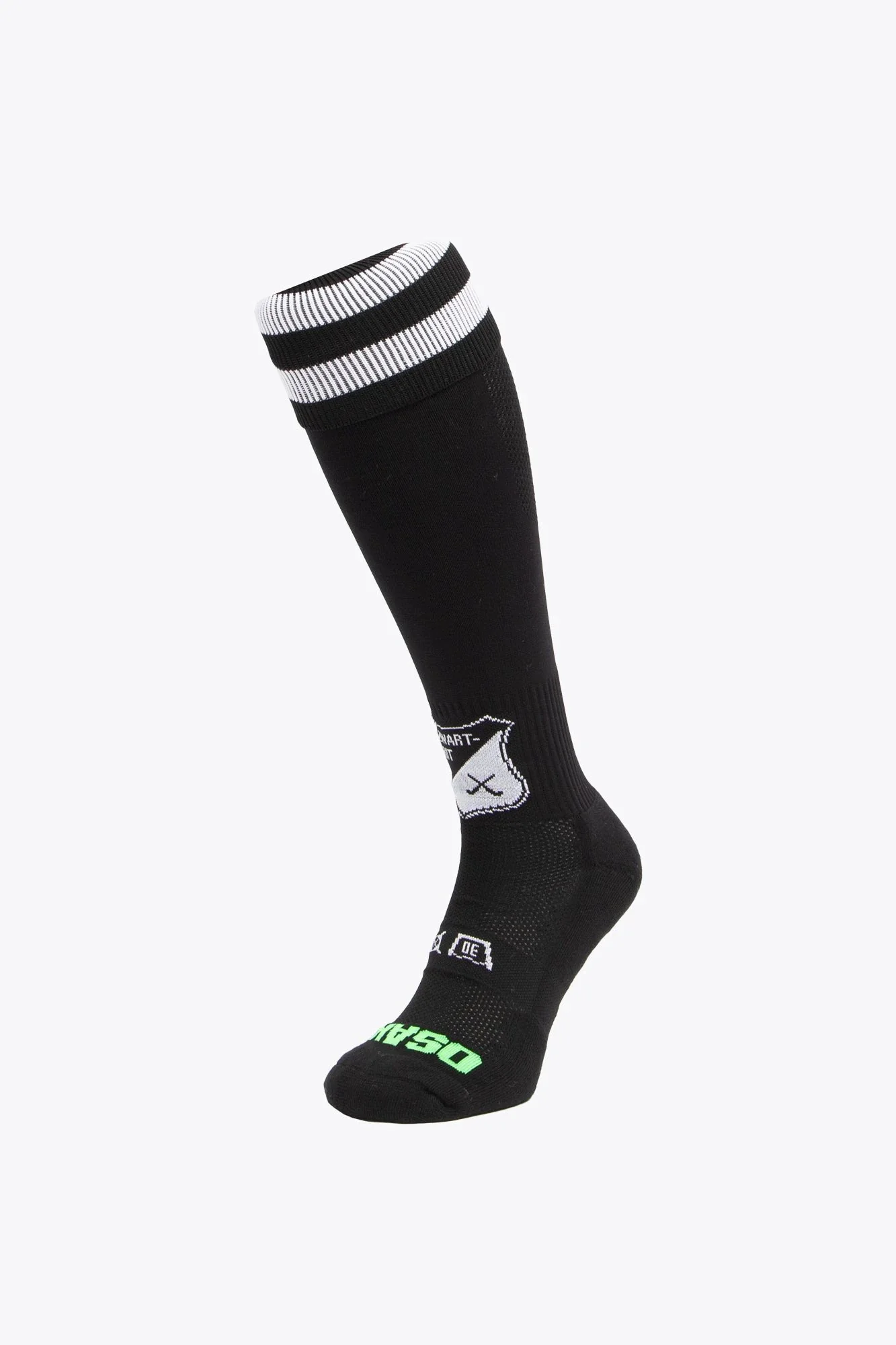 HC Zwart Wit Field Hockey Socks - Black