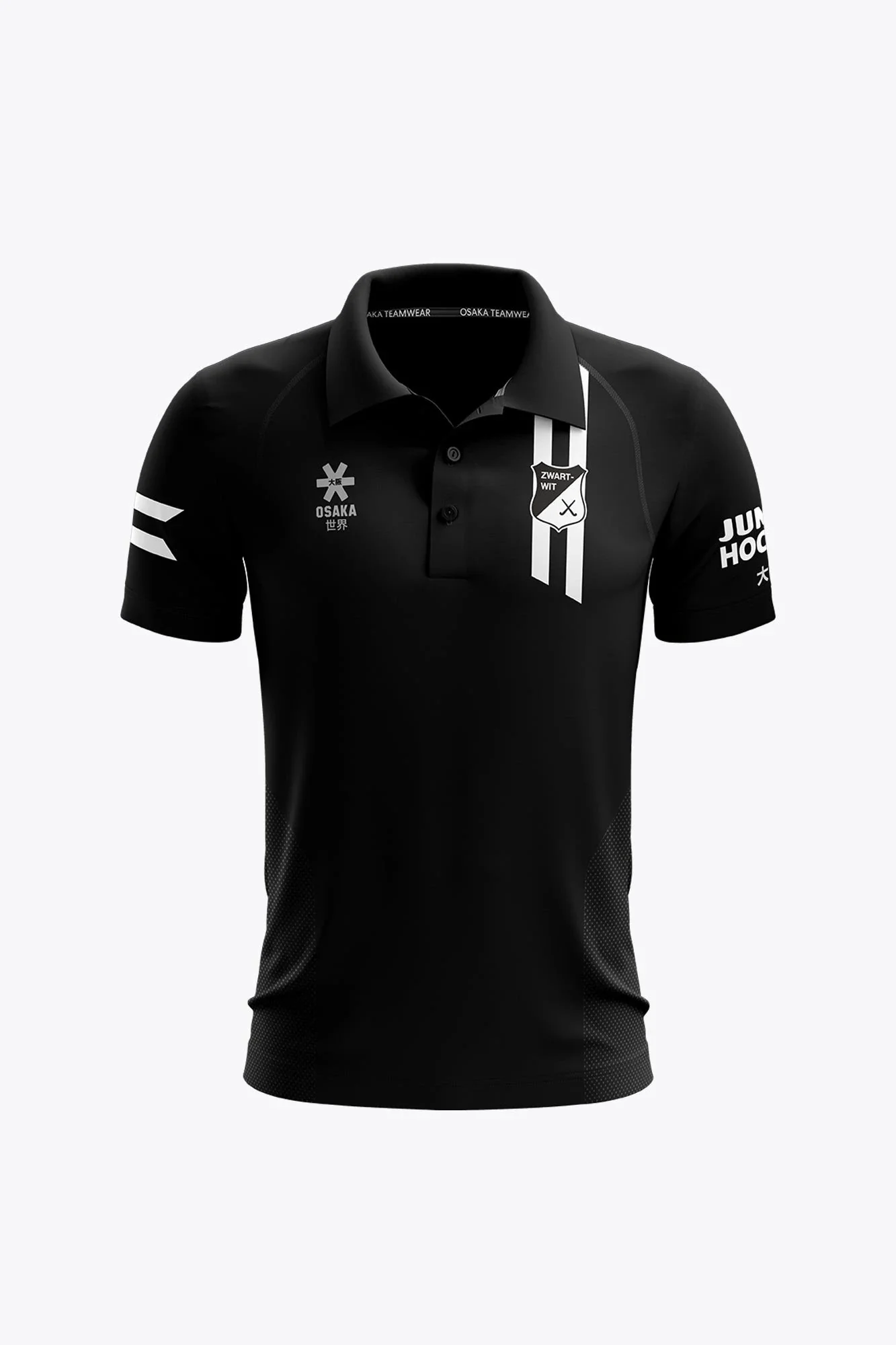 HC Zwart Wit Women Polo Jersey - Black