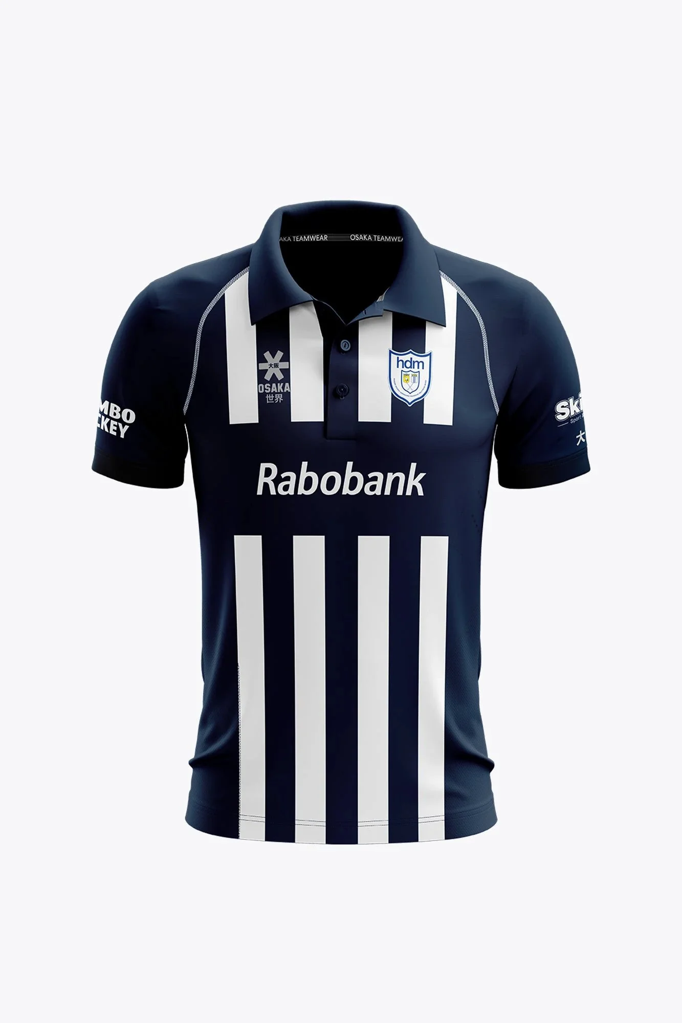 HDM Women Polo Jersey - Navy / White