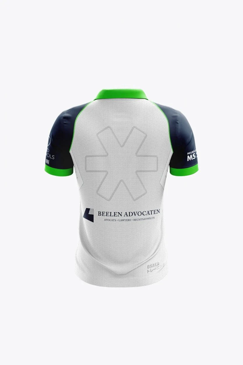 Hoegaarden Women Polo Jersey - Retro Edition | Navy-Green-White - Image 2