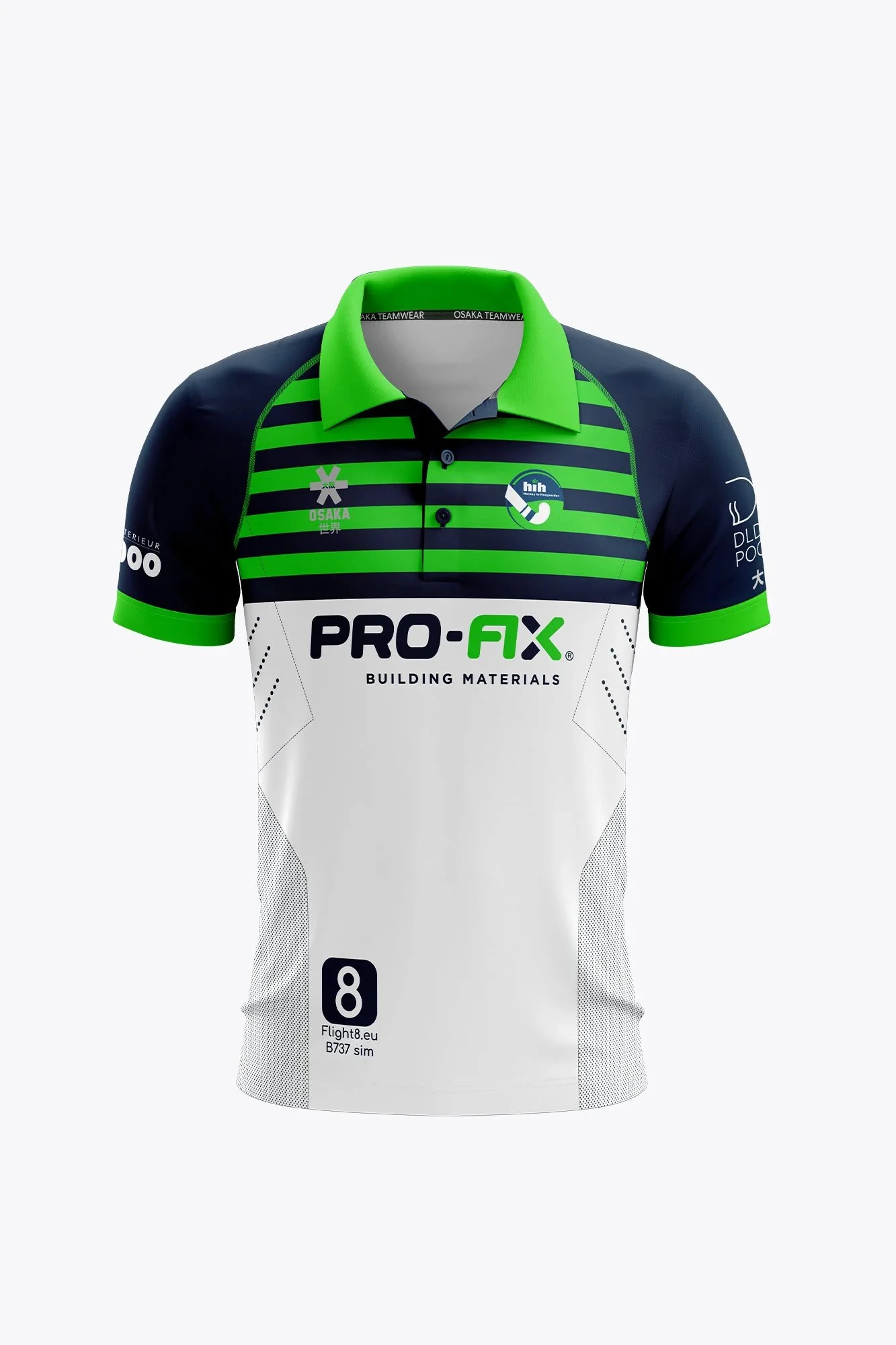 Hoegaarden Women Polo Jersey - Navy/Green/White