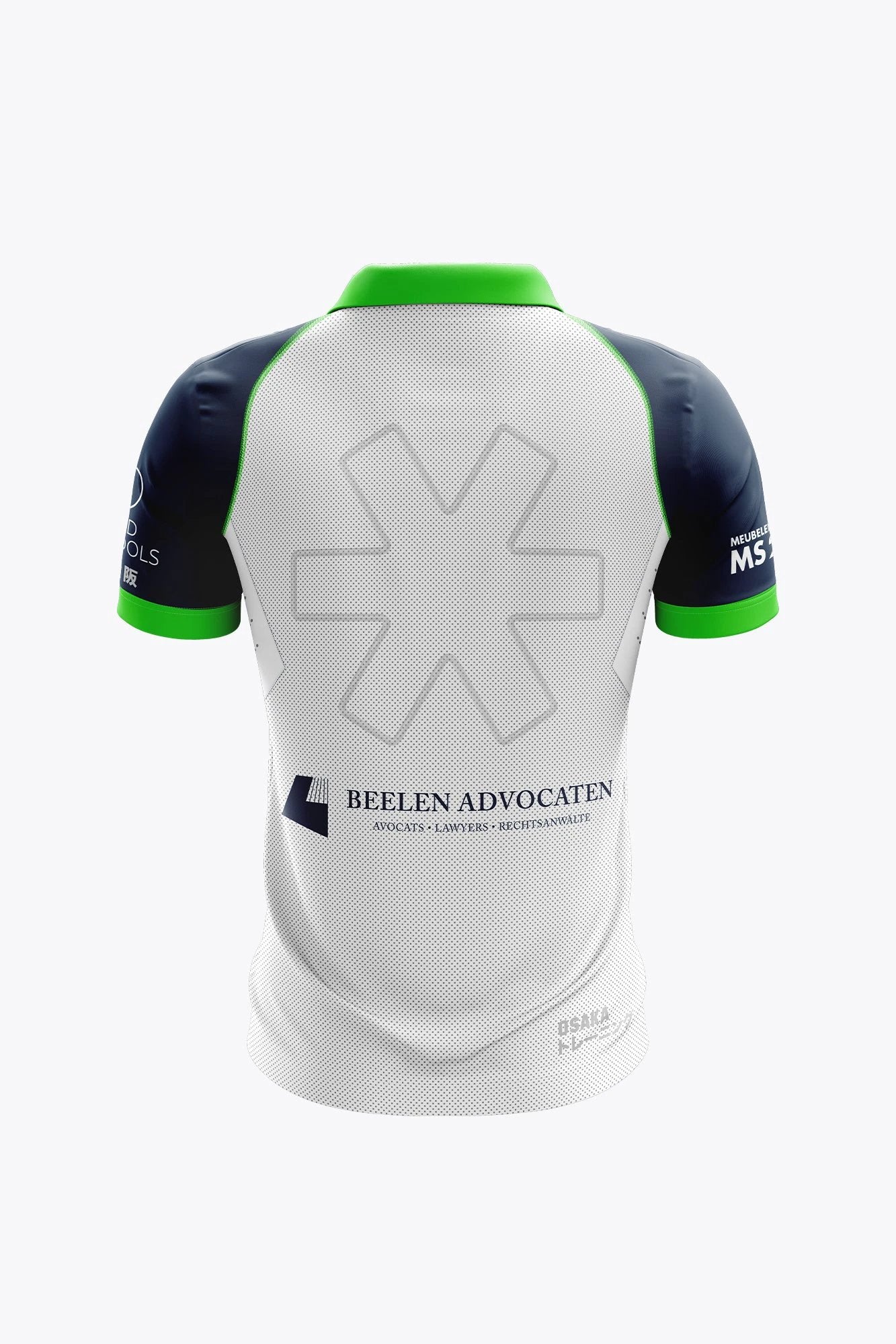 Hoegaarden Women Polo Jersey - Navy/Green/White - Image 2
