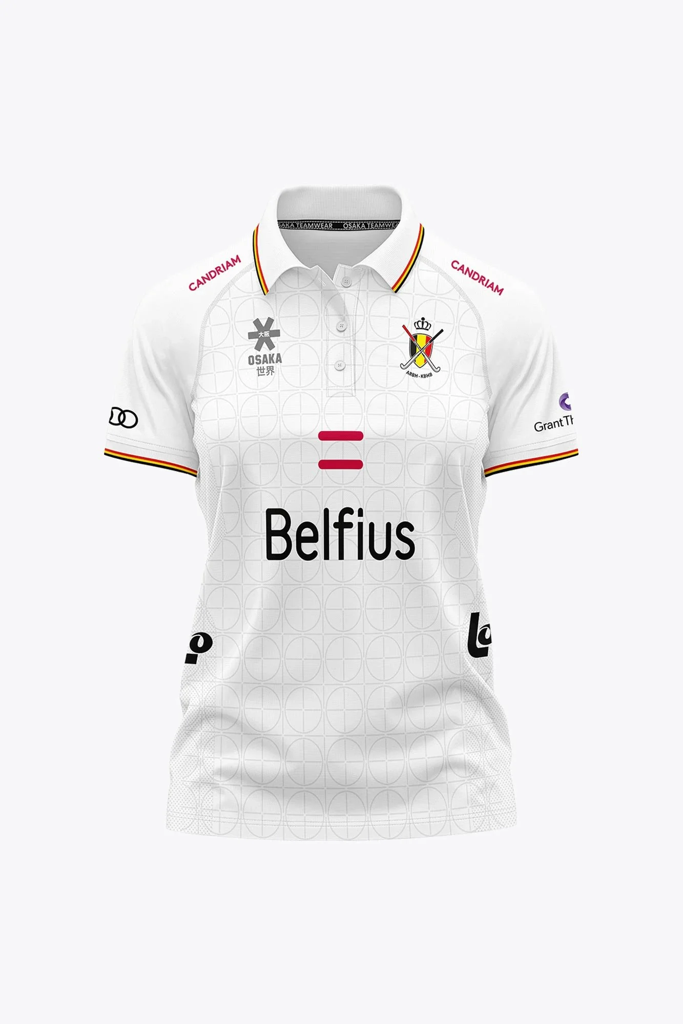 Official Belgium Women Polo Jersey | White