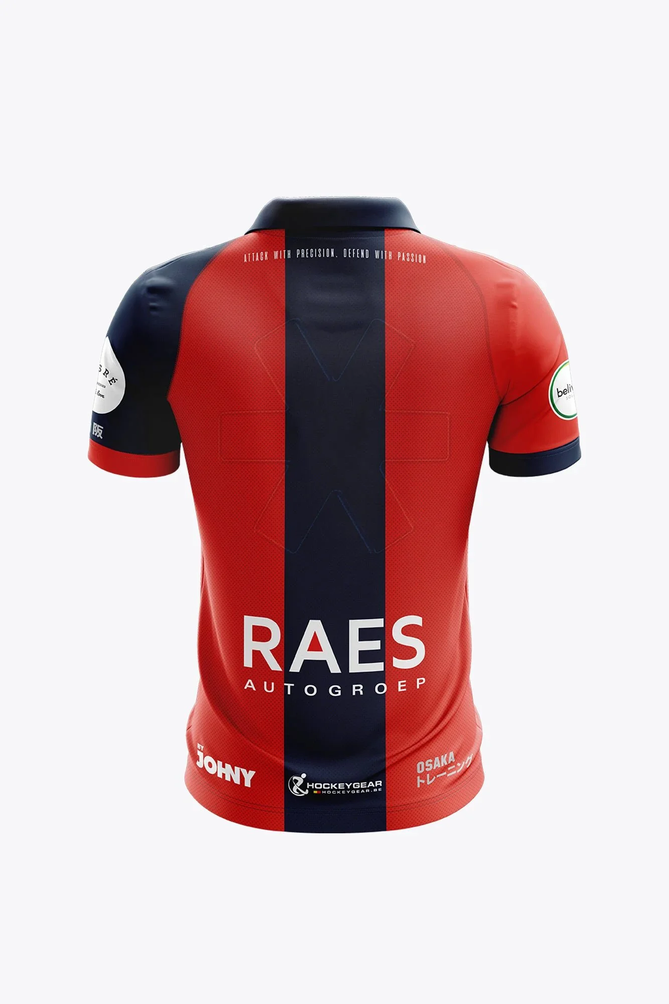 KHC Brugge Women Polo Jersey - Red/Navy - Image 2
