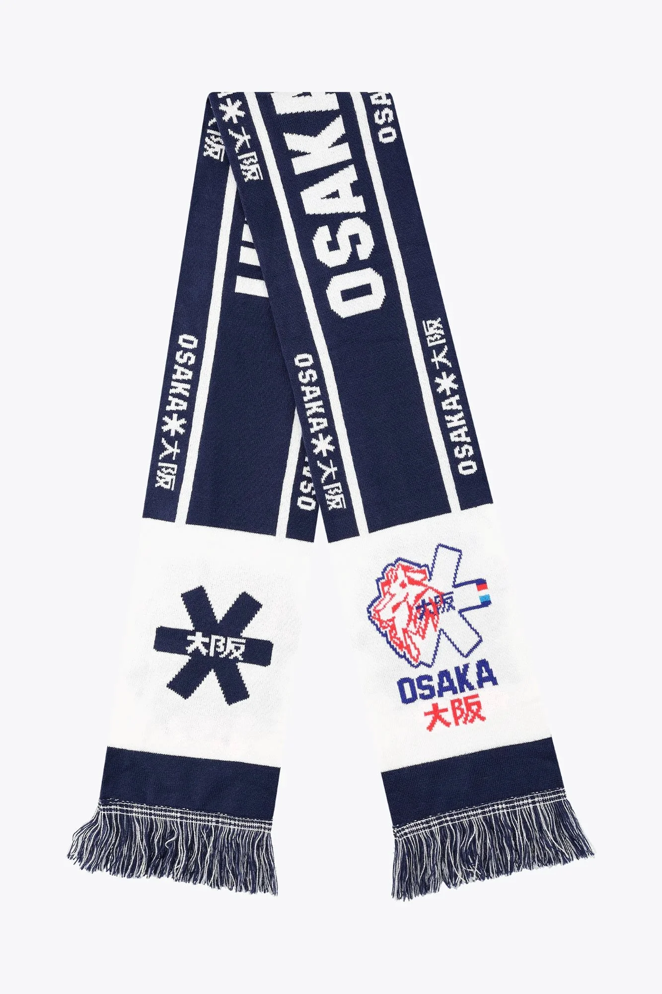 Luxembourg Fan Scarf | Navy