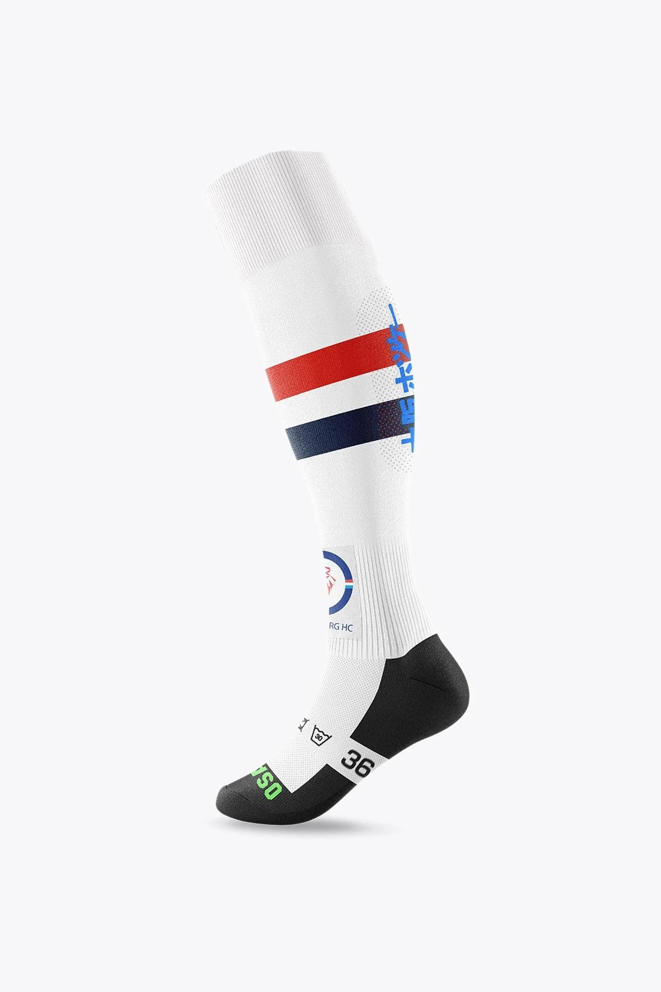 Luxembourg Field Hockey Socks | White - Image 2