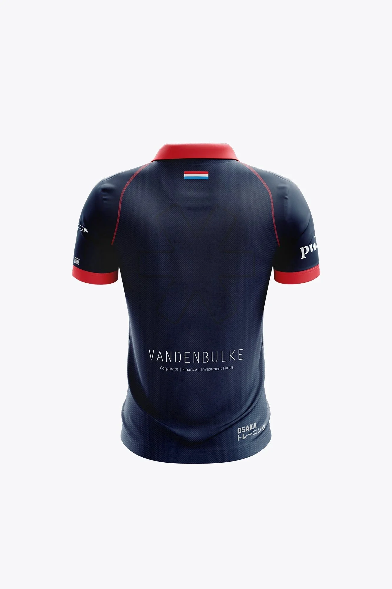 Luxembourg Kids Polo Jersey | Navy - Image 2