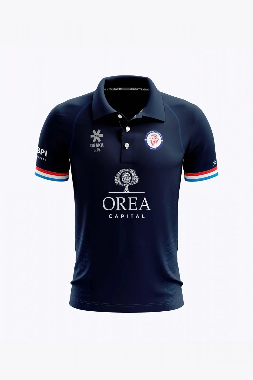 Luxembourg Women Polo Jersey Away - Retro Edition | Navy