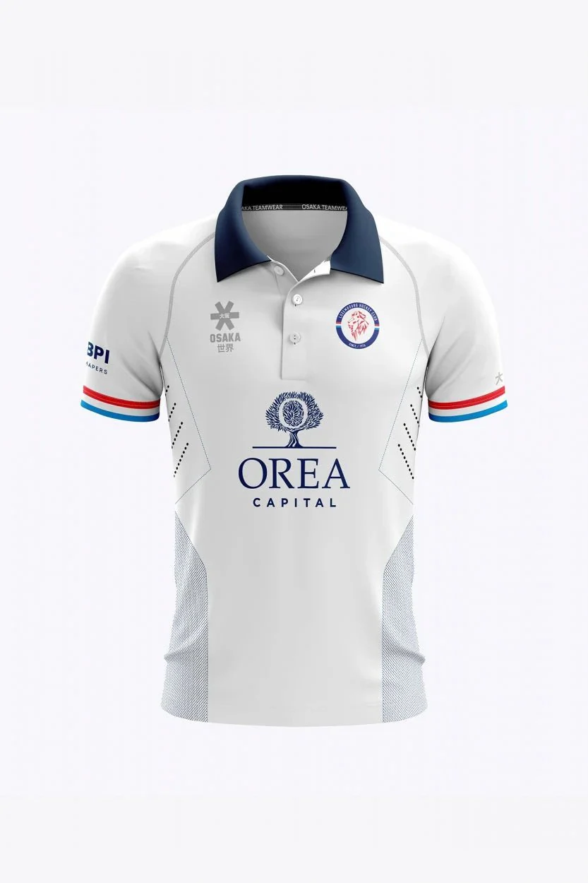 Luxembourg Women Polo Jersey Home - Retro Edition | White