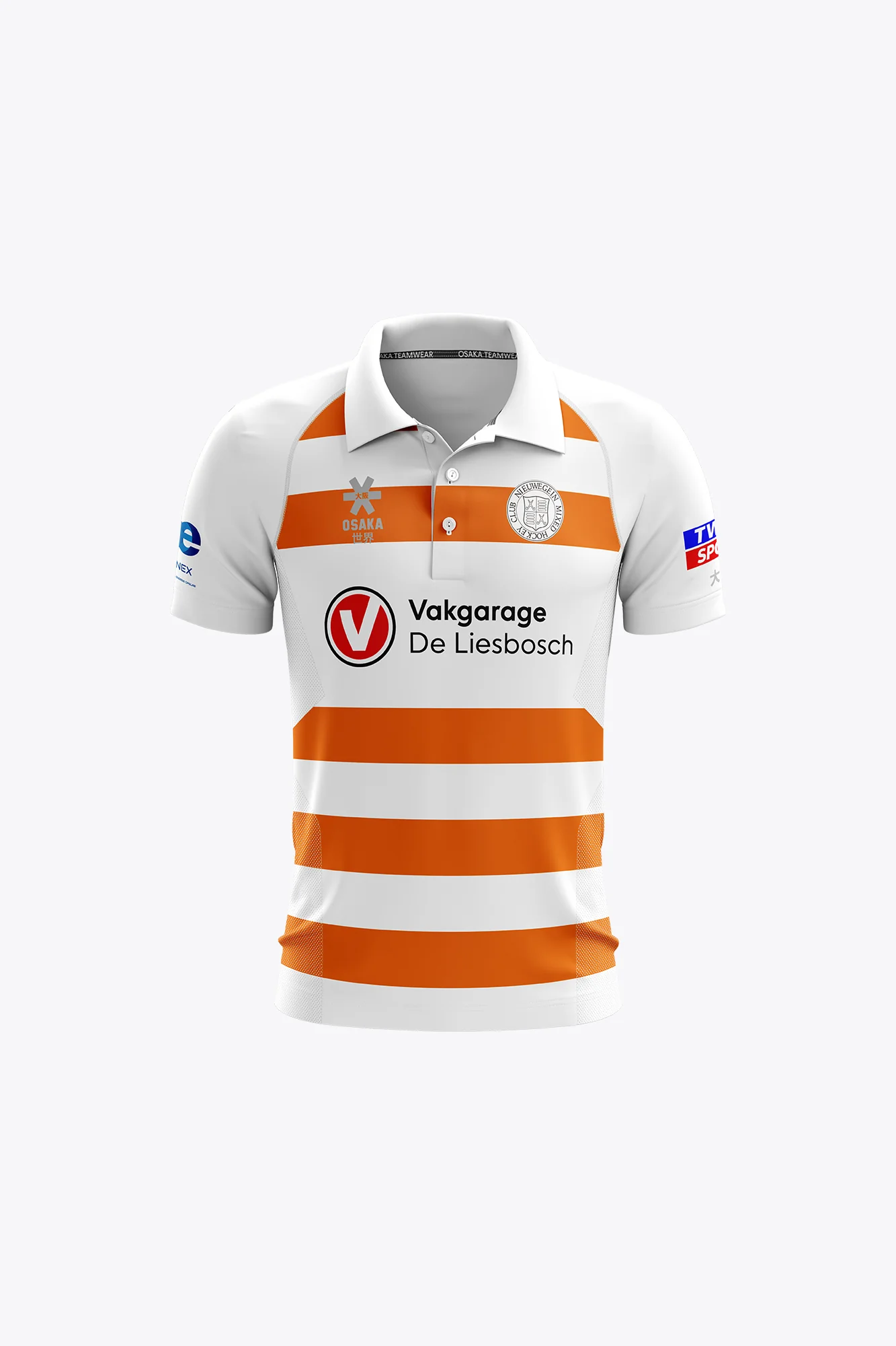 MHCN Kids Polo Jersey - White-Orange