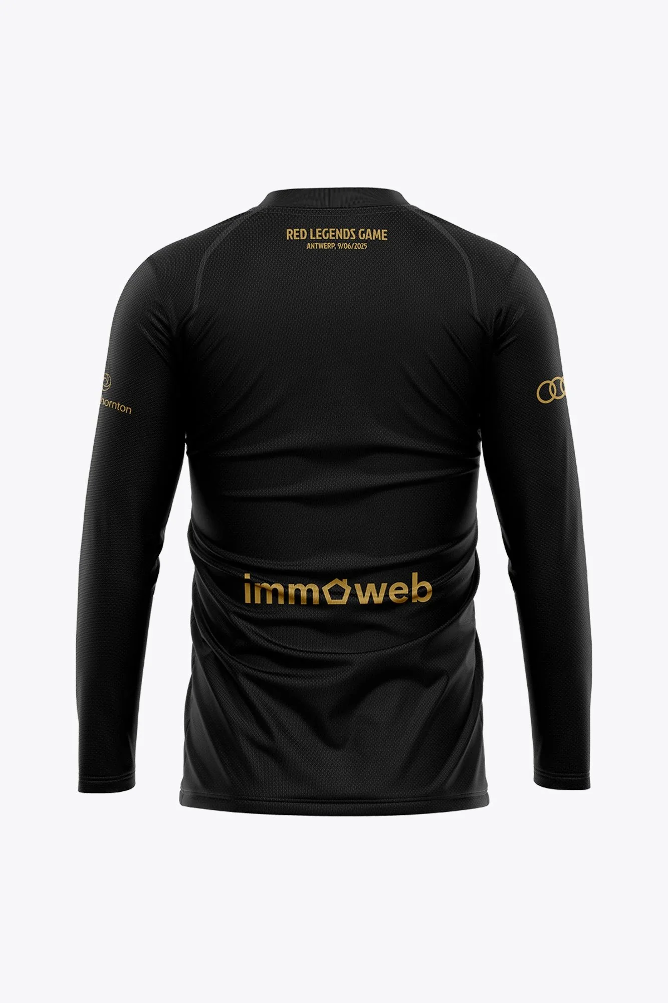 Official Belgium Farewell Games Legends Men Goalkeeper Tee | Black - Image 2
