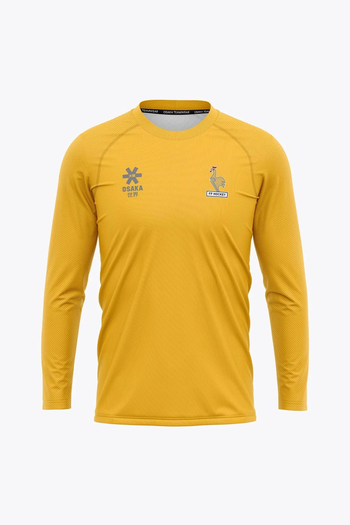Official France Goal Keeper Tee Long Sleeves | Yellow