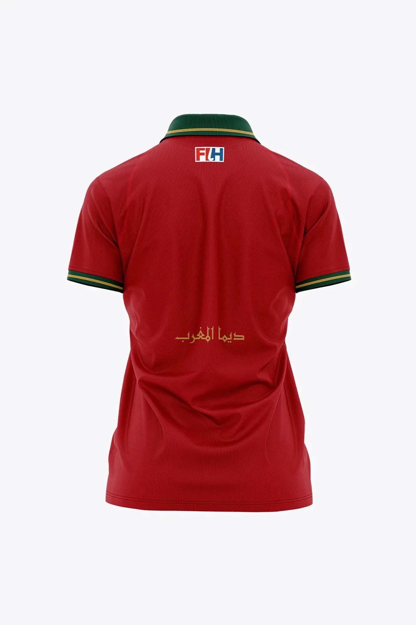 Official Morocco Women Polo Jersey | Red - Image 2