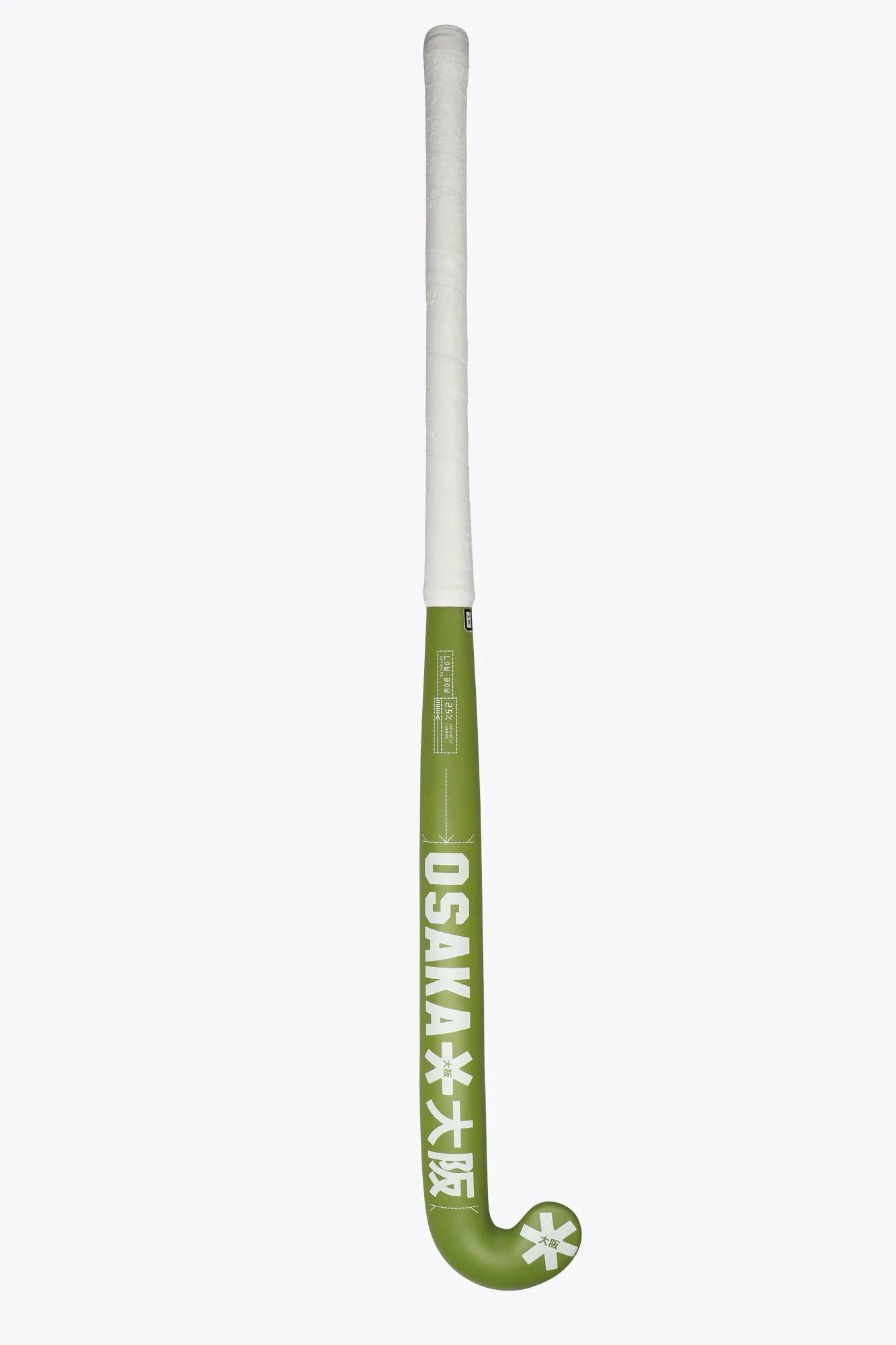 Osaka Field Hockey Stick Low Bow Advanced 25 | Khaki Green - Image 6