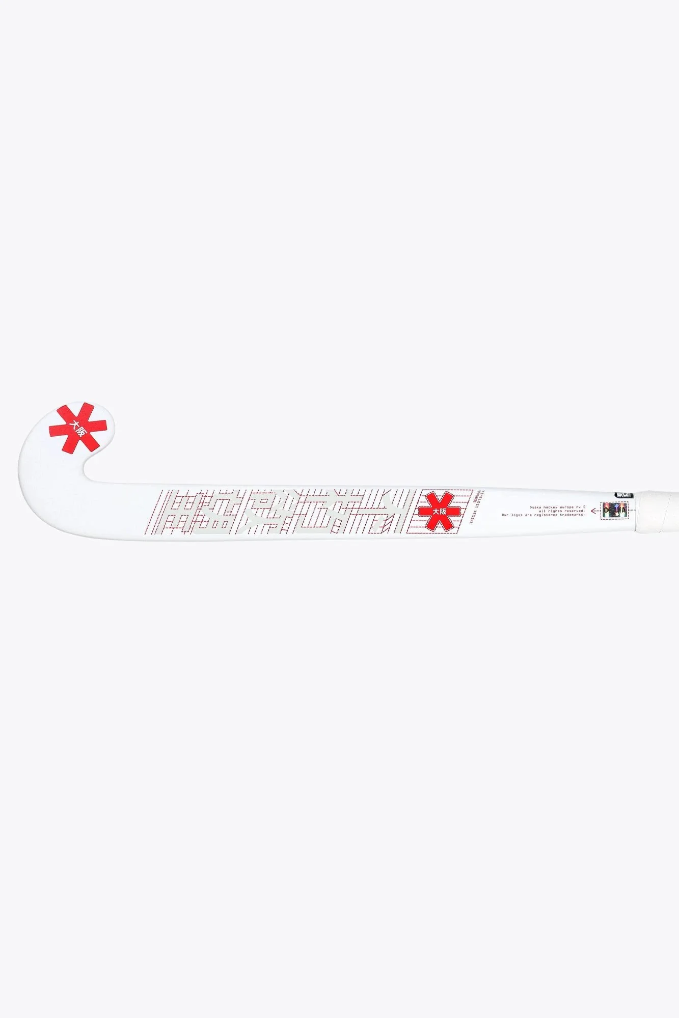 Osaka Field Hockey Stick Low Bow Advanced 25 | Pompeian Red - Image 5
