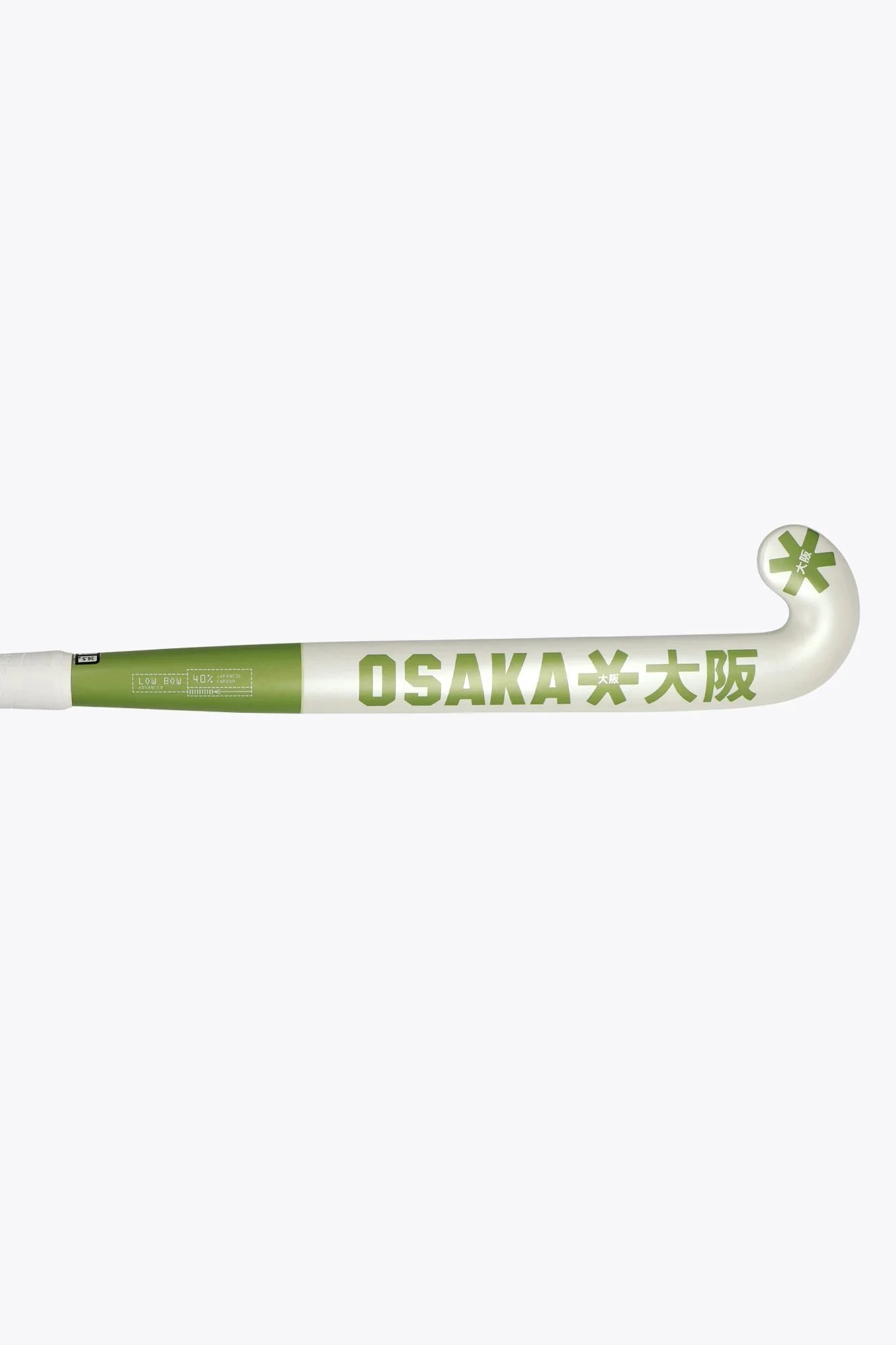Osaka Field Hockey Stick Low Bow Advanced 40 | Khaki Green - Image 4