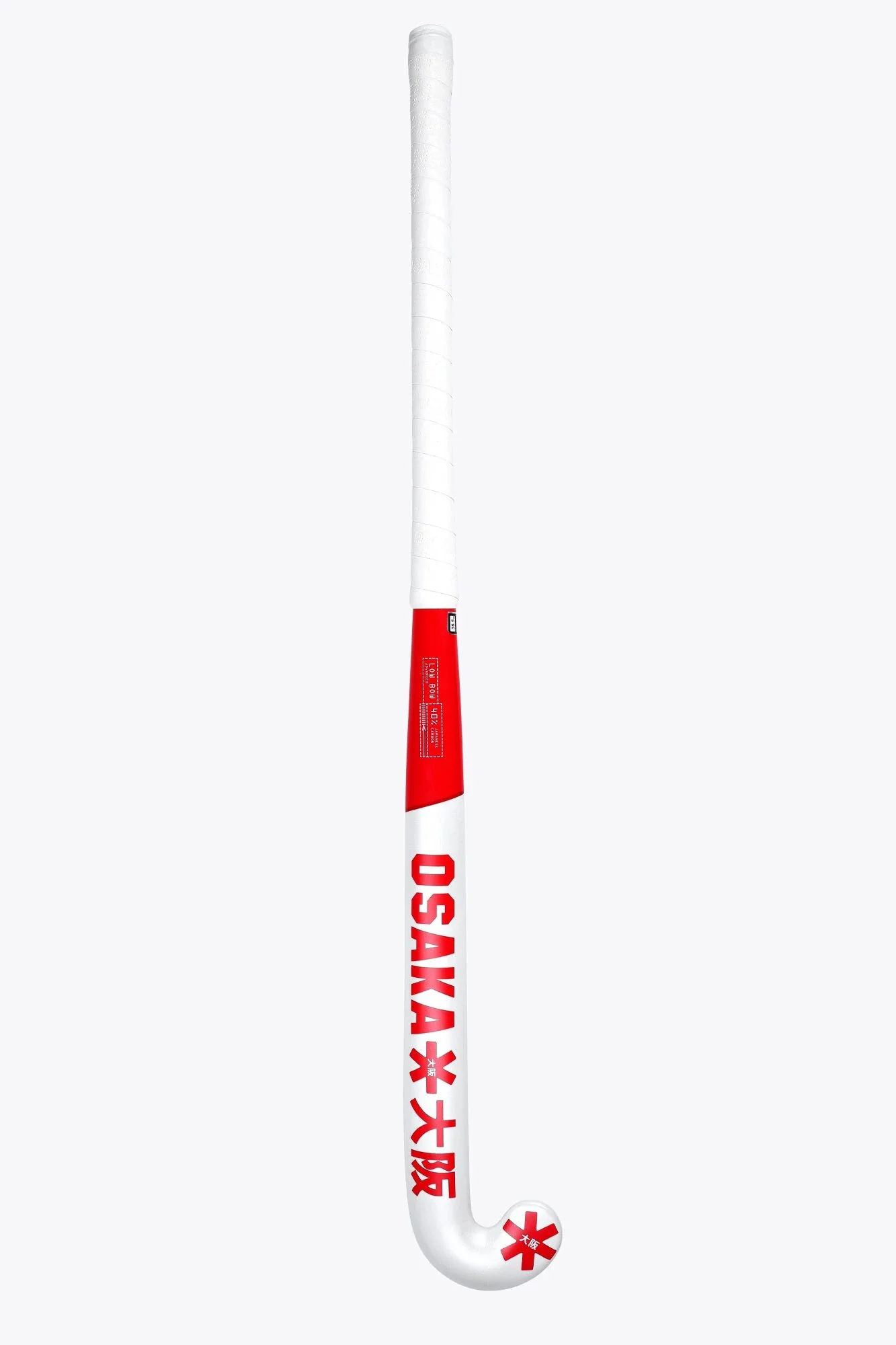 Osaka Field Hockey Stick Low Bow Advanced 40 | Pompeian Red - Image 6