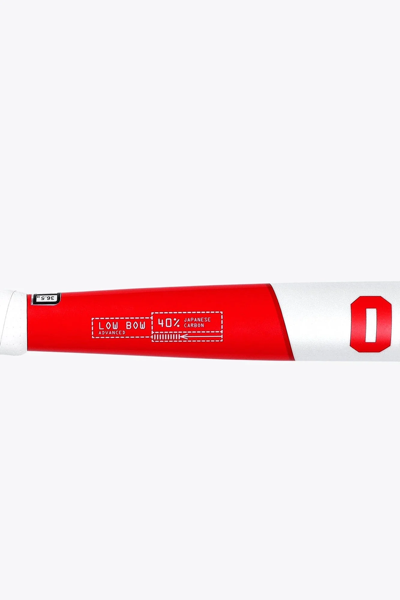 Osaka Field Hockey Stick Low Bow Advanced 40 | Pompeian Red - Image 8