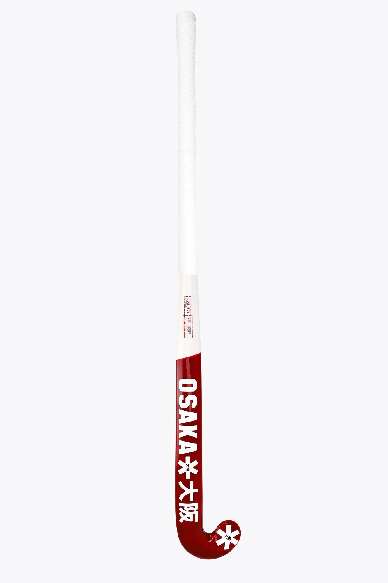 Osaka Field Hockey Stick Low Bow Advanced 70 | Pompeian Red - Image 6