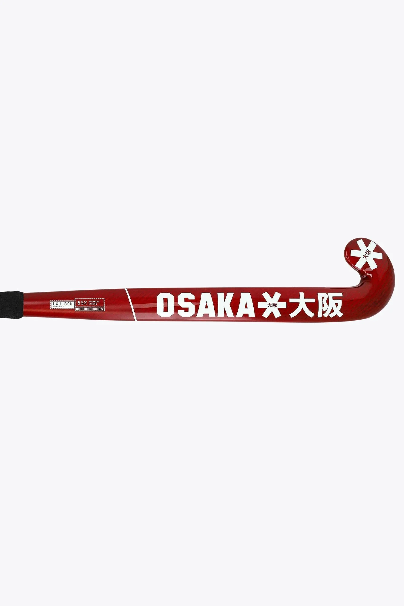 Osaka Field Hockey Stick Low Bow Advanced 85 | Pompeian Red - Image 4