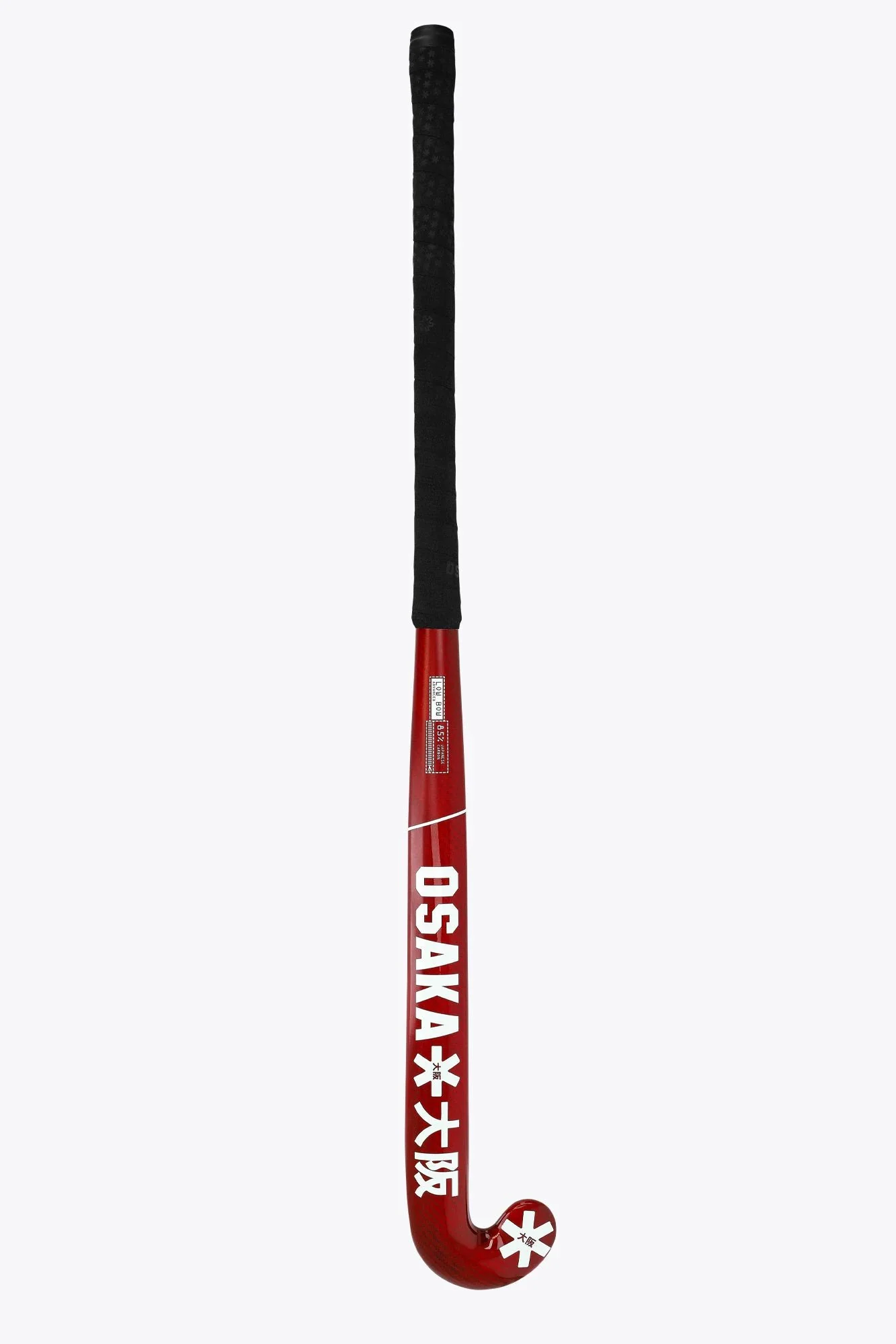 Osaka Field Hockey Stick Low Bow Advanced 85 | Pompeian Red - Image 6