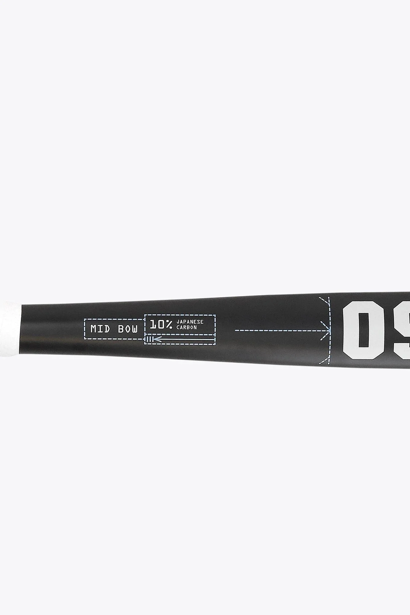 Osaka Field Hockey Stick Mid Bow 10 | Quiet Gray - Image 8