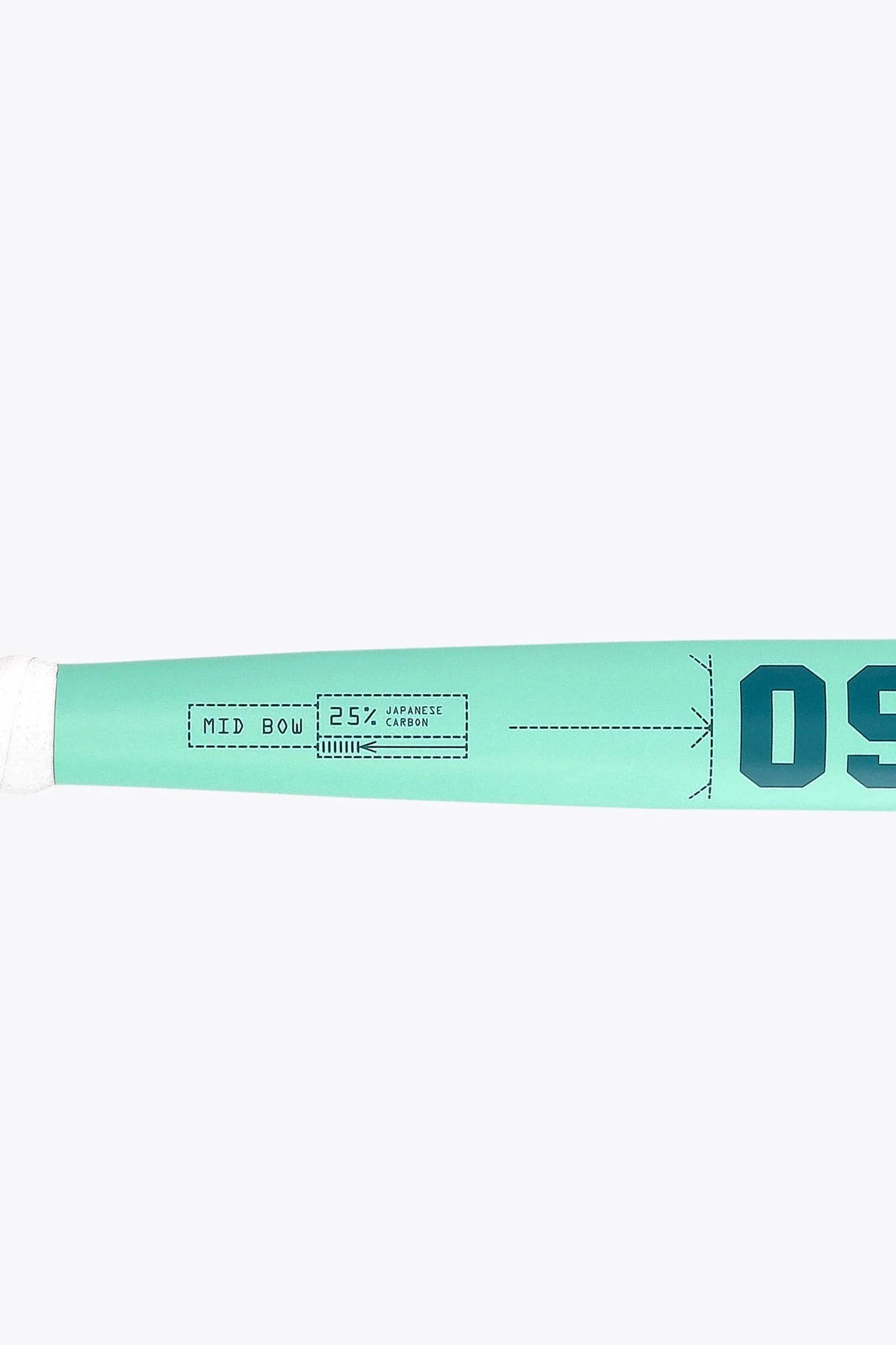 Osaka Field Hockey Stick Mid Bow 25 | Jelly Mint - Image 8
