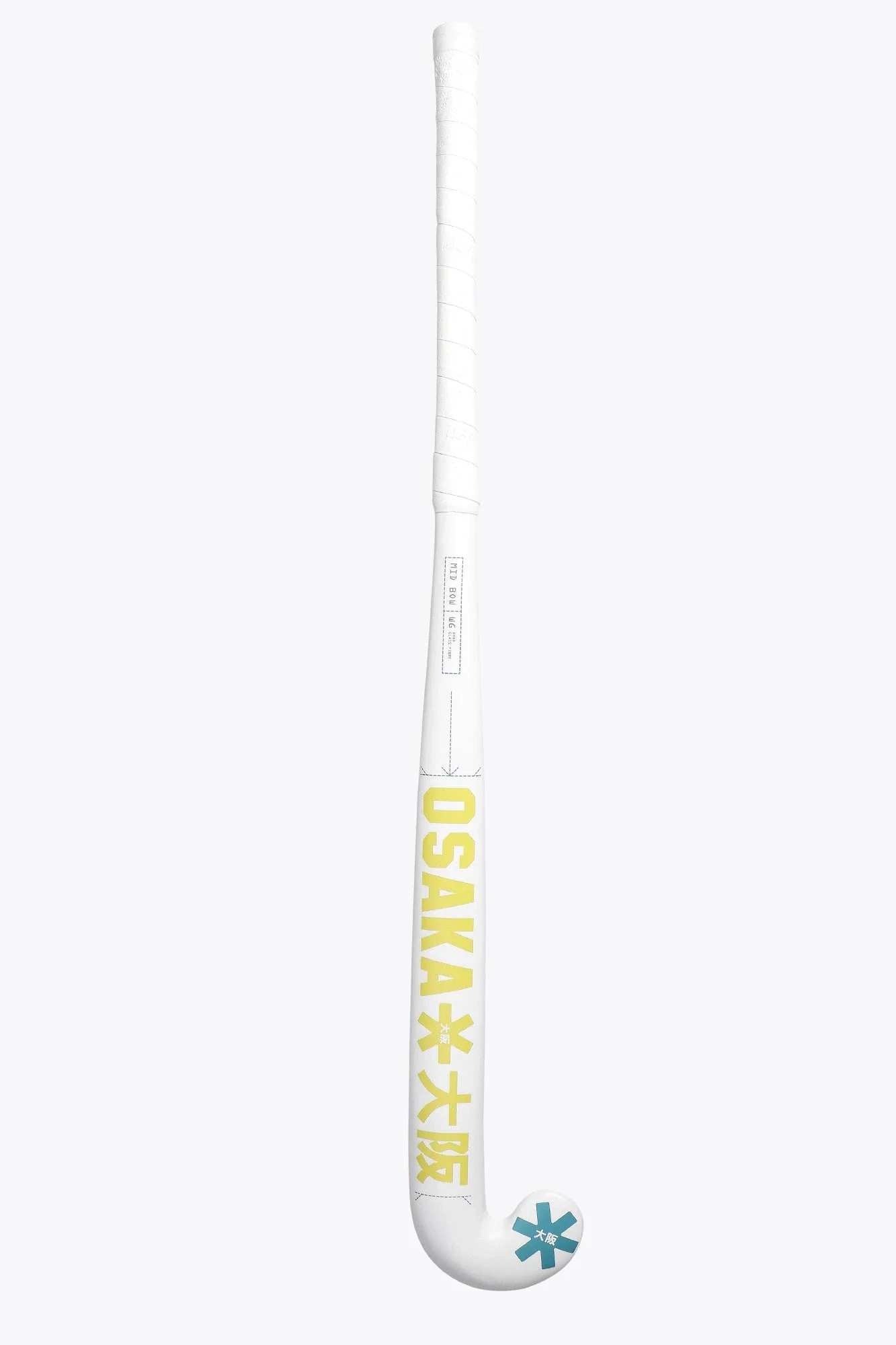Osaka Field Hockey Stick Mid Bow WG | Shadow Lime - Image 6