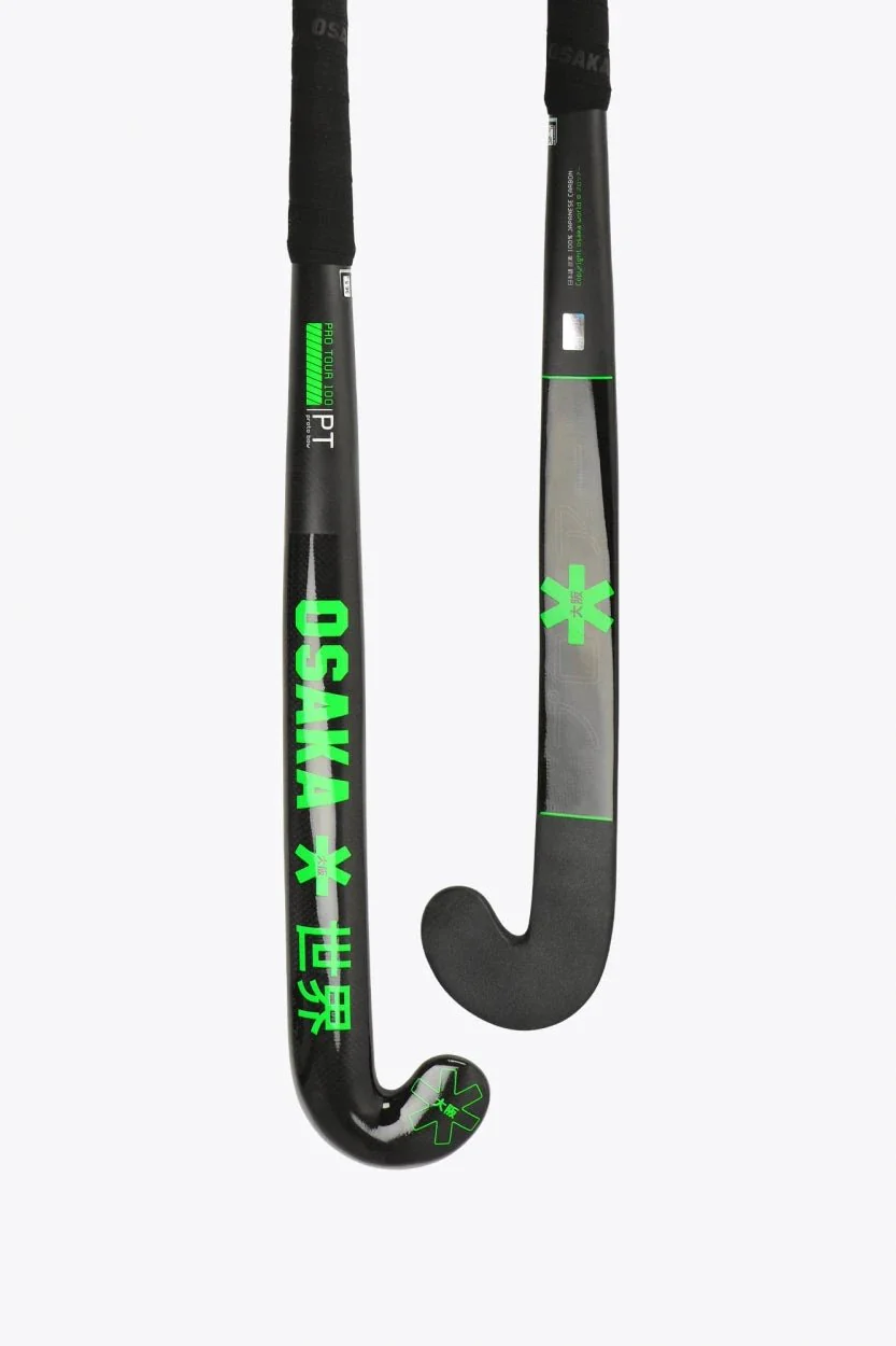 Osaka Field Hockey Stick Pro Tour 100 - Proto Bow | Iconic Black