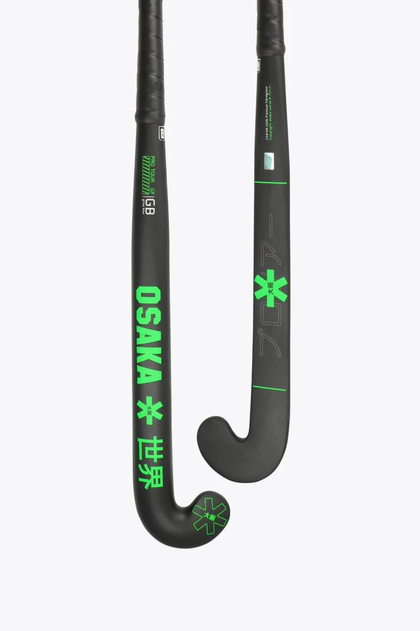 Osaka Field Hockey Stick Pro Tour GF - Grow Bow | Iconic Black