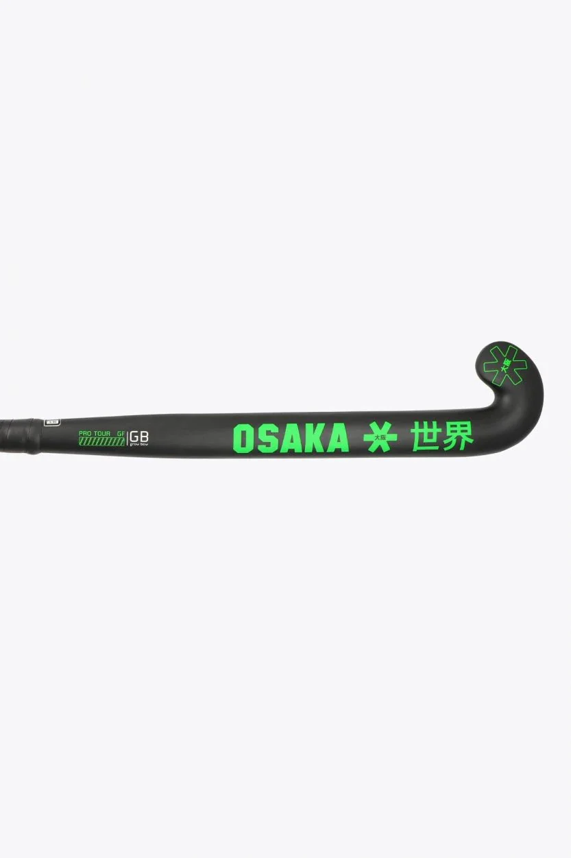 Osaka Field Hockey Stick Pro Tour GF - Grow Bow | Iconic Black - Image 2