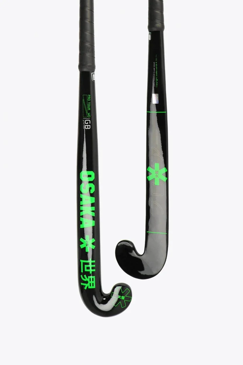 Osaka Field Hockey Stick Pro Tour WD - Grow Bow | Iconic Black