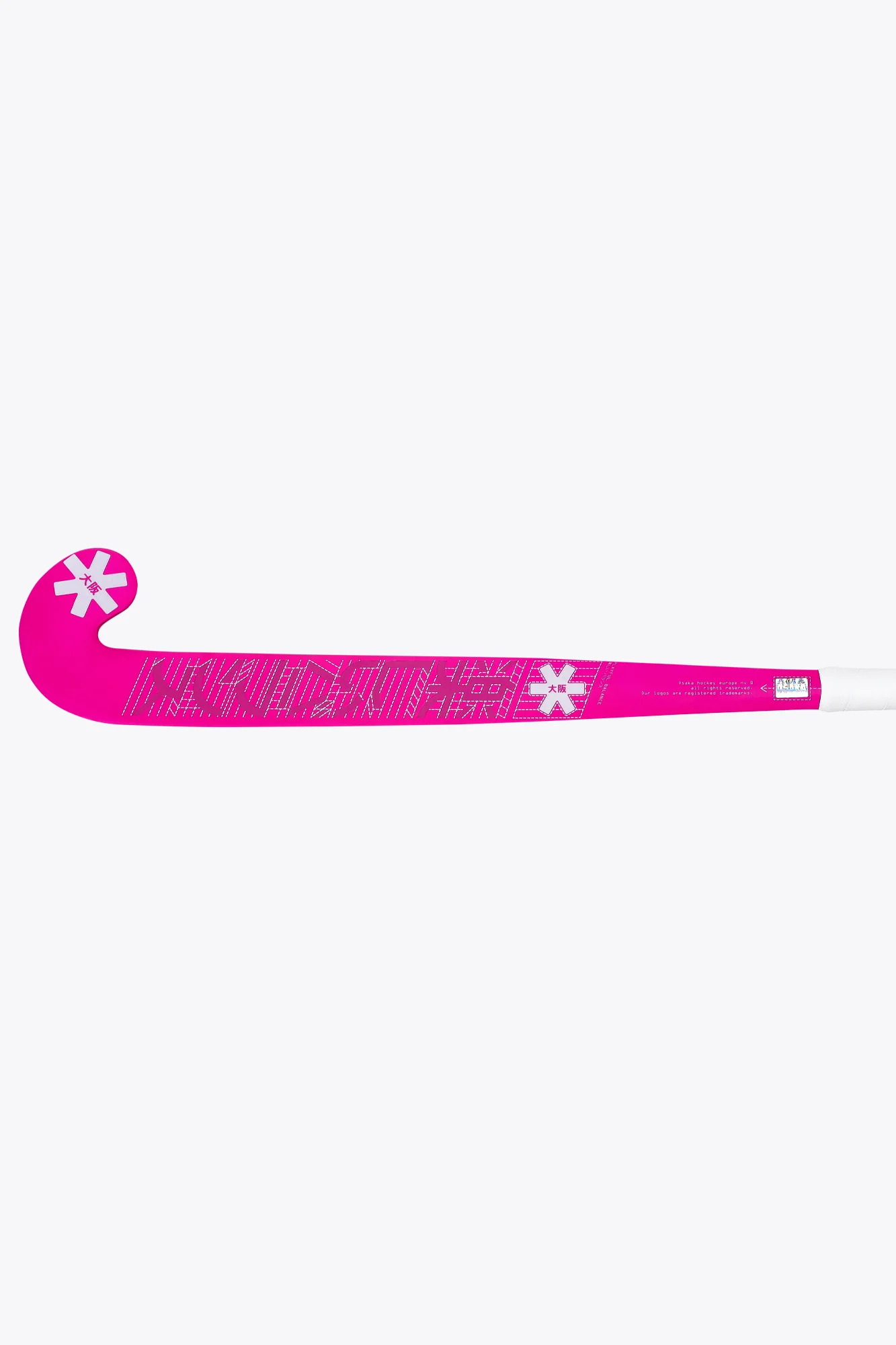 Osaka Indoor Hockey Stick Mid Bow WD | Electric Fuchsia - Image 5