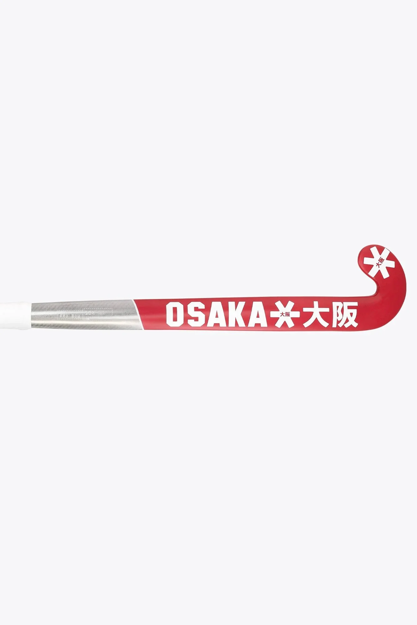Osaka Indoor Hockey Stick Pro Bow 10 | Pompeian Red - Image 4