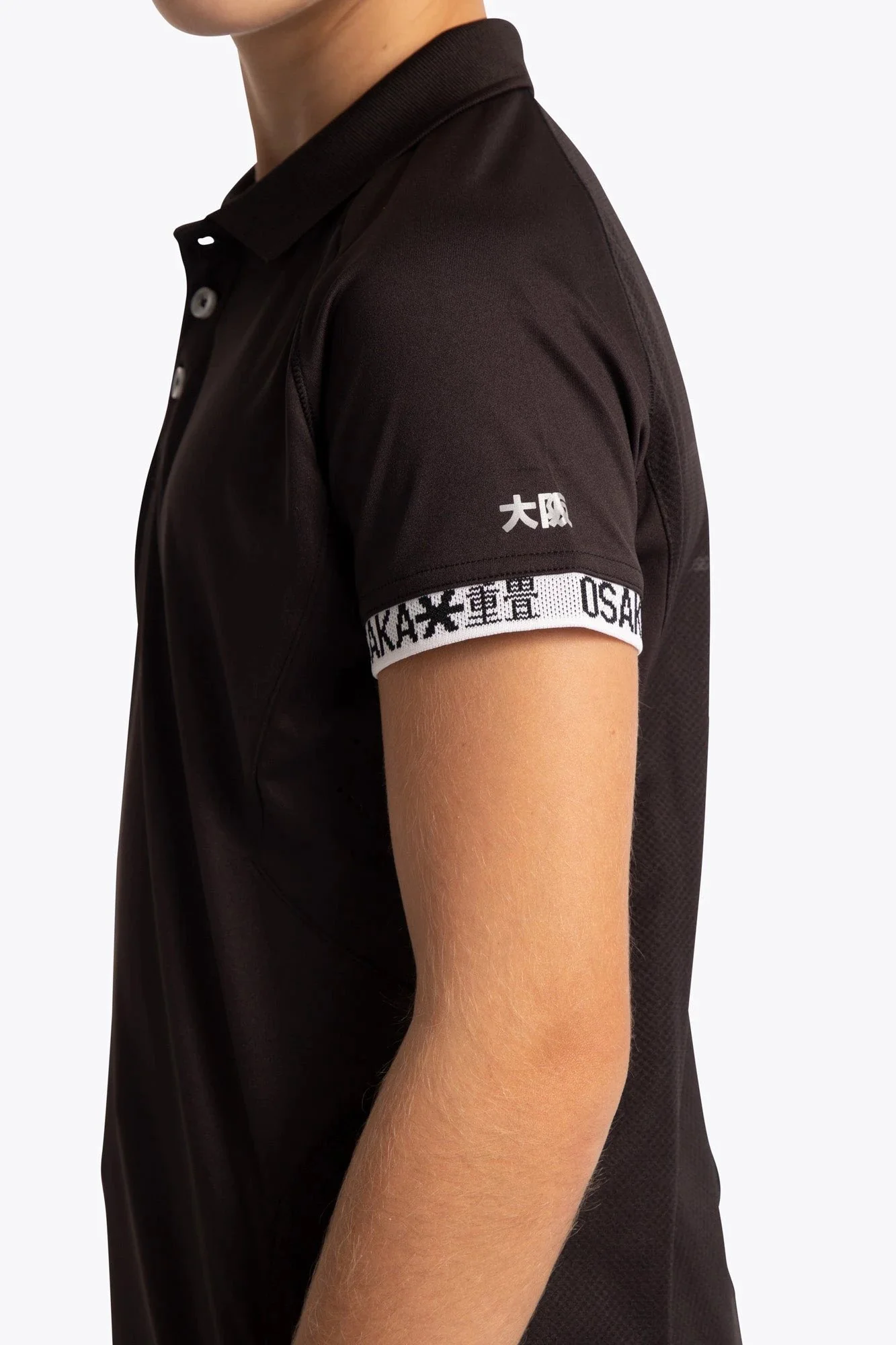 Osaka Kids Polo Jersey | Black - Image 8