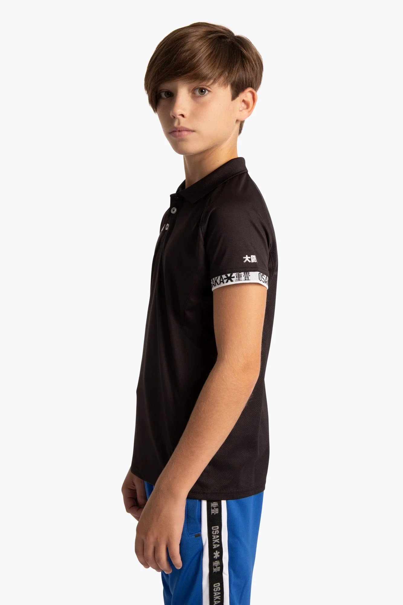 Osaka Kids Polo Jersey | Black - Image 9