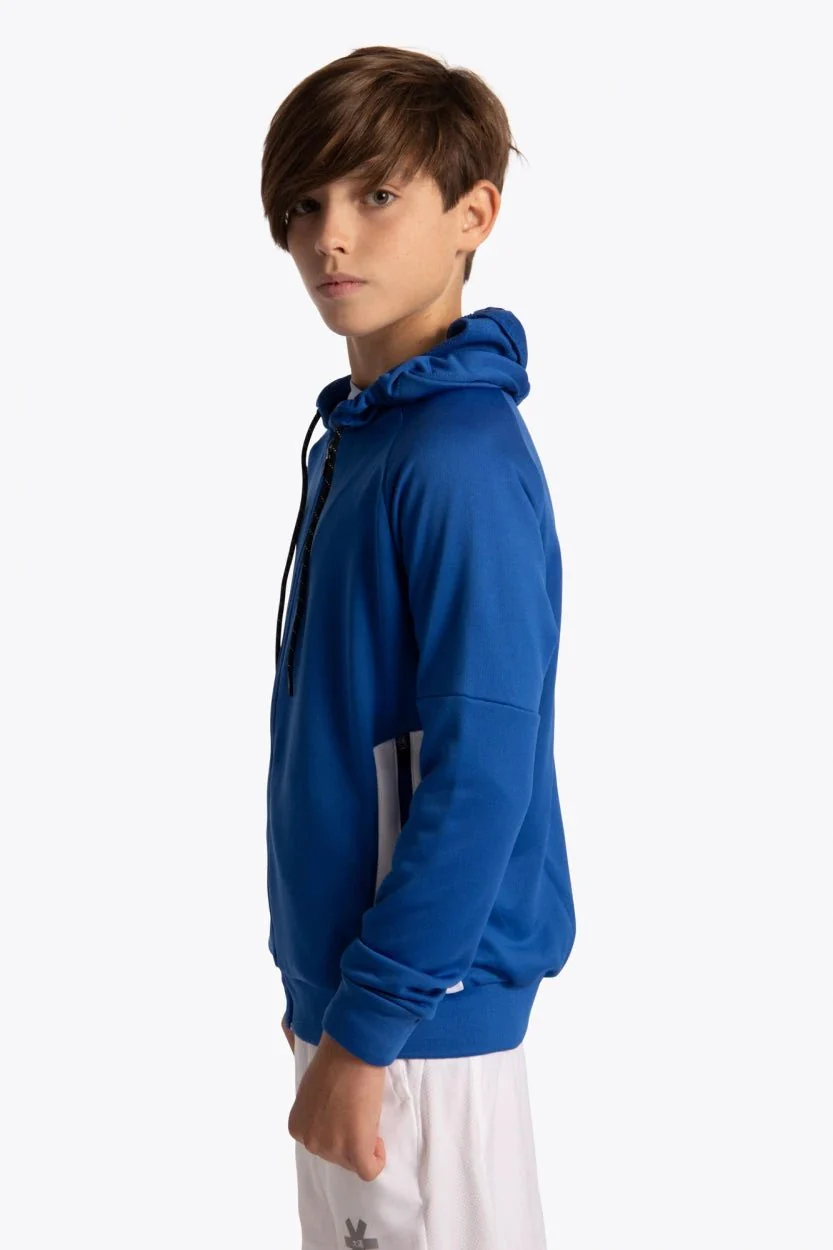 Osaka Kids Training Zip Hoodie | Royal Blue - Image 4
