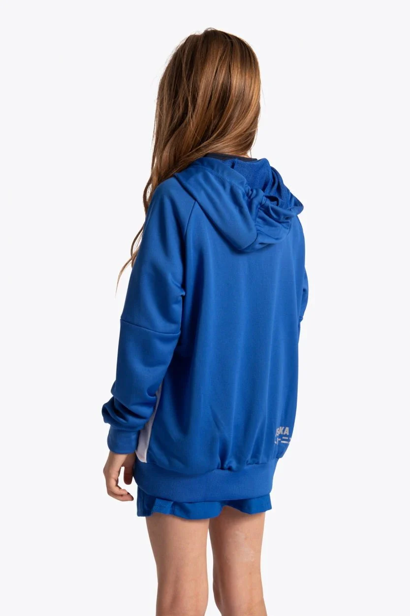 Osaka Kids Training Zip Hoodie | Royal Blue - Image 5